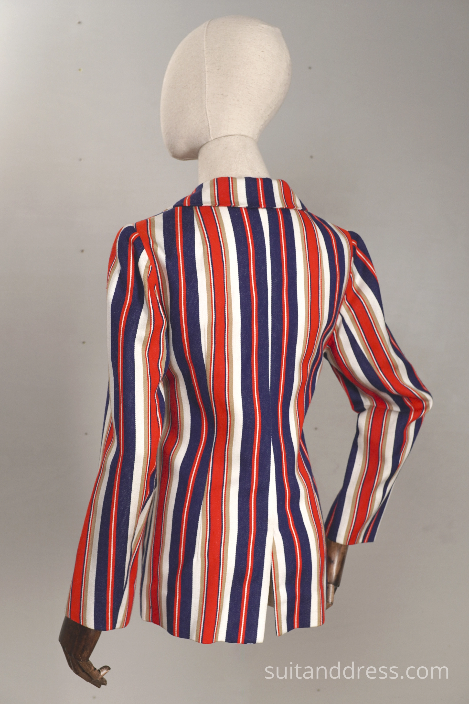 70s bold stripes ladies blazer