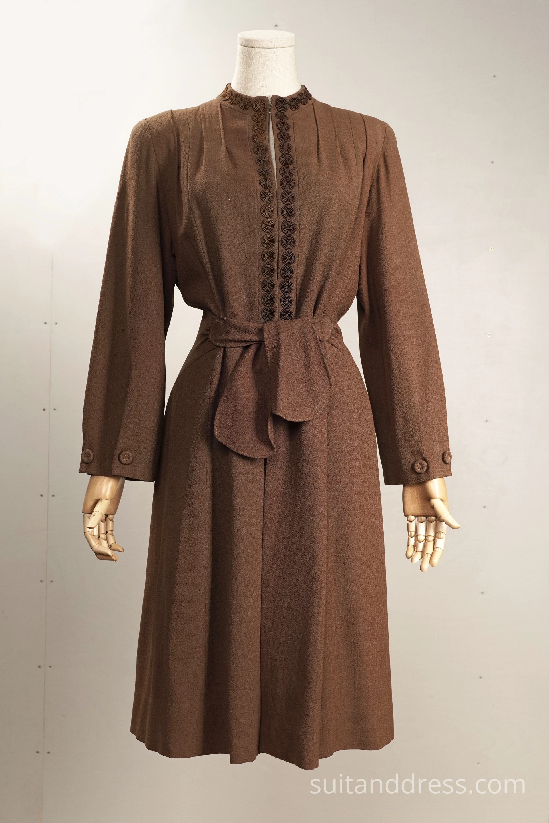 1930s ladies wool crepe coat for rent