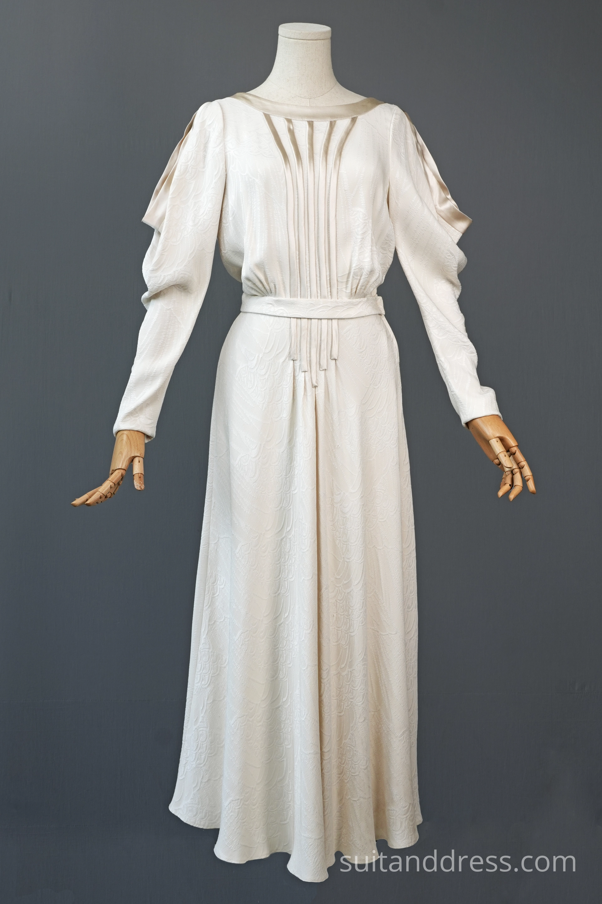 1930s style silk evening dress vintage costume rental for films in Riga Latvia