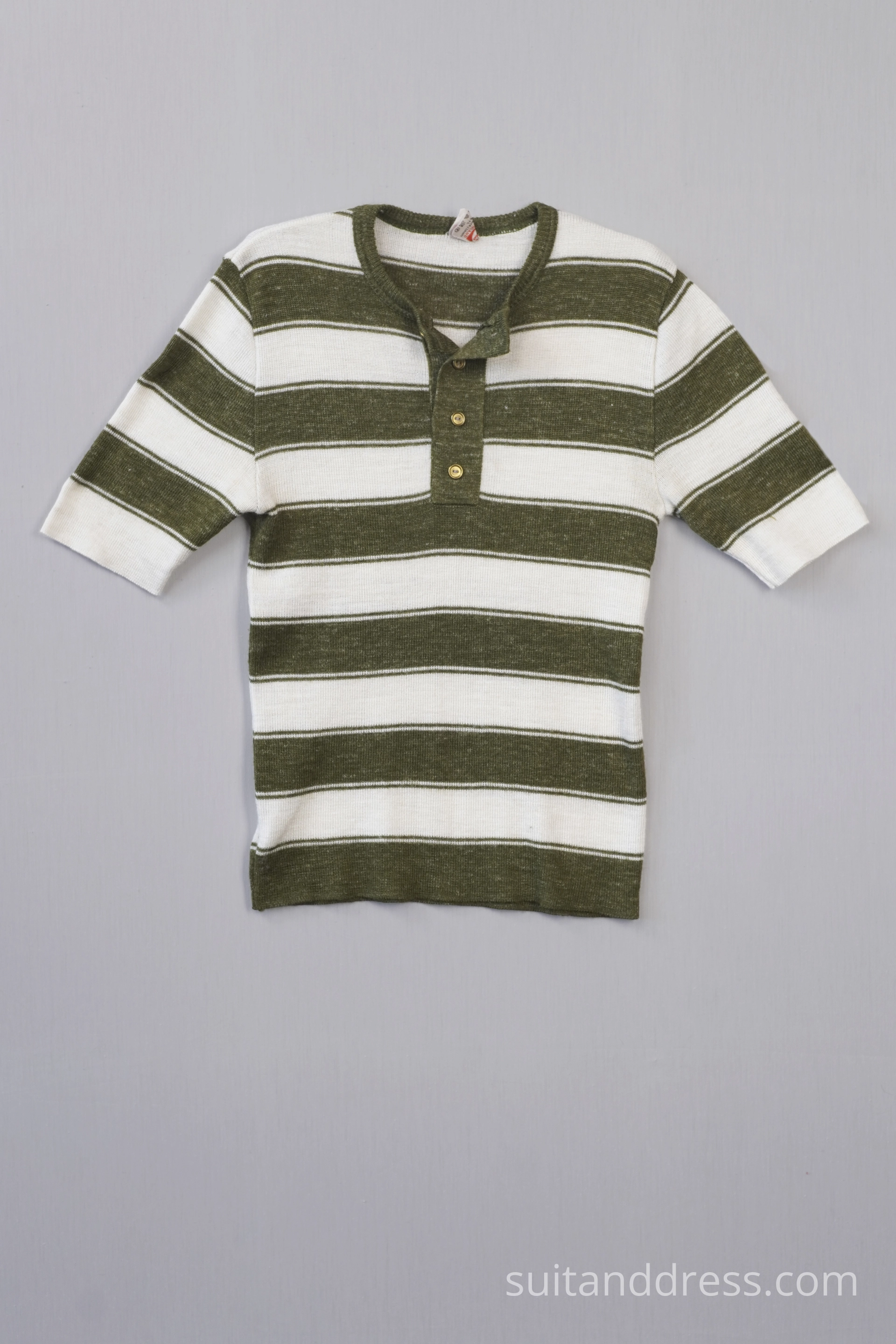 1970s jersy botton front top vintage costume rent