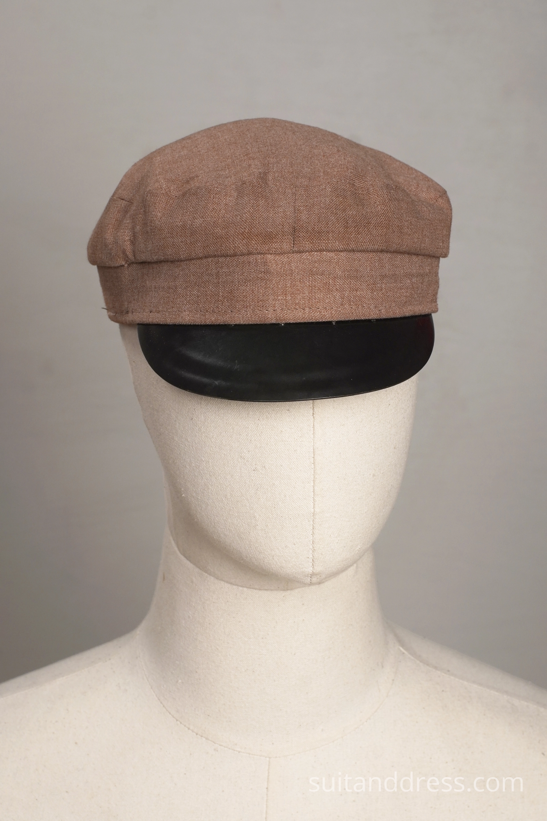 vintage sudents style cap mauve 1920s replica