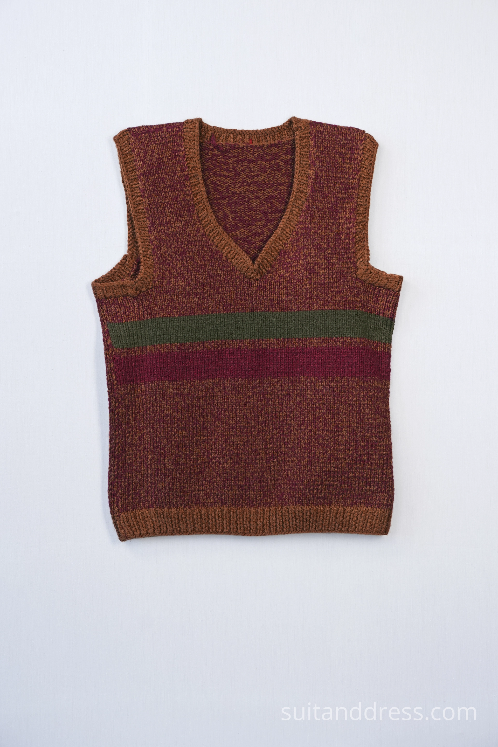 1970s hand knitted mens vest vintage costume rent hire in Riga Latvia