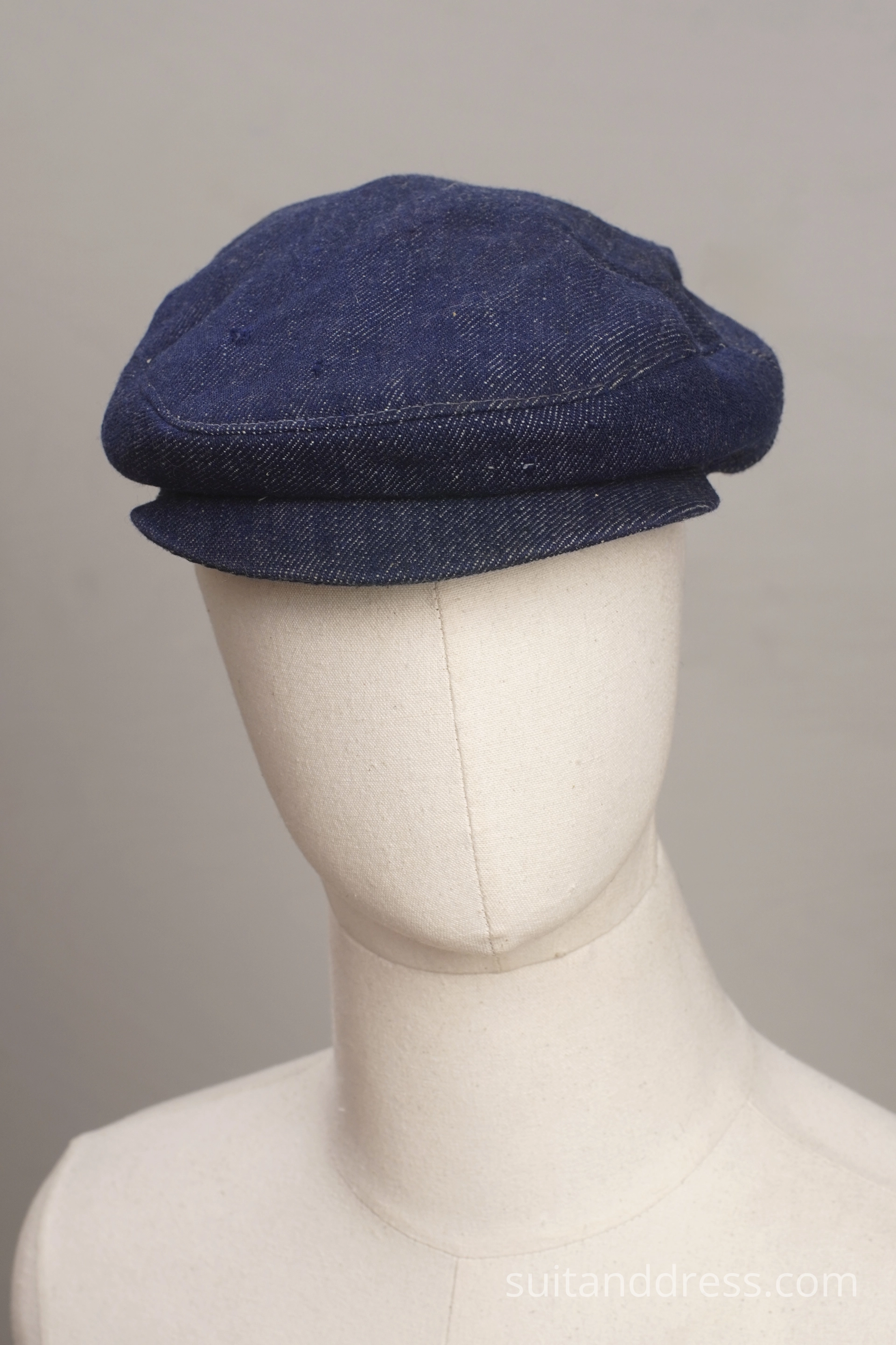 vintage 1980s soviet denim workwear cap