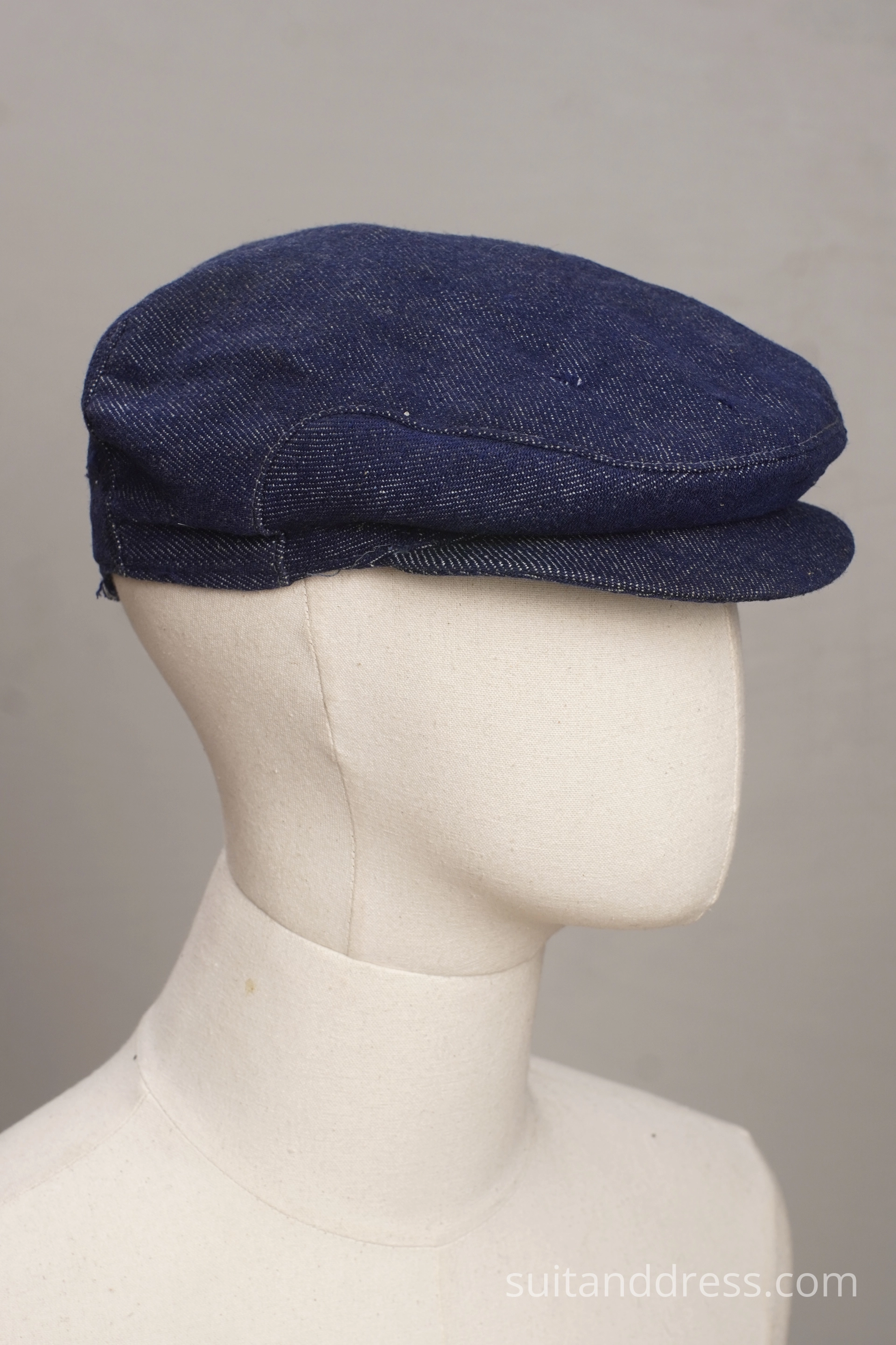 vintage 1980s soviet denim workwear cap