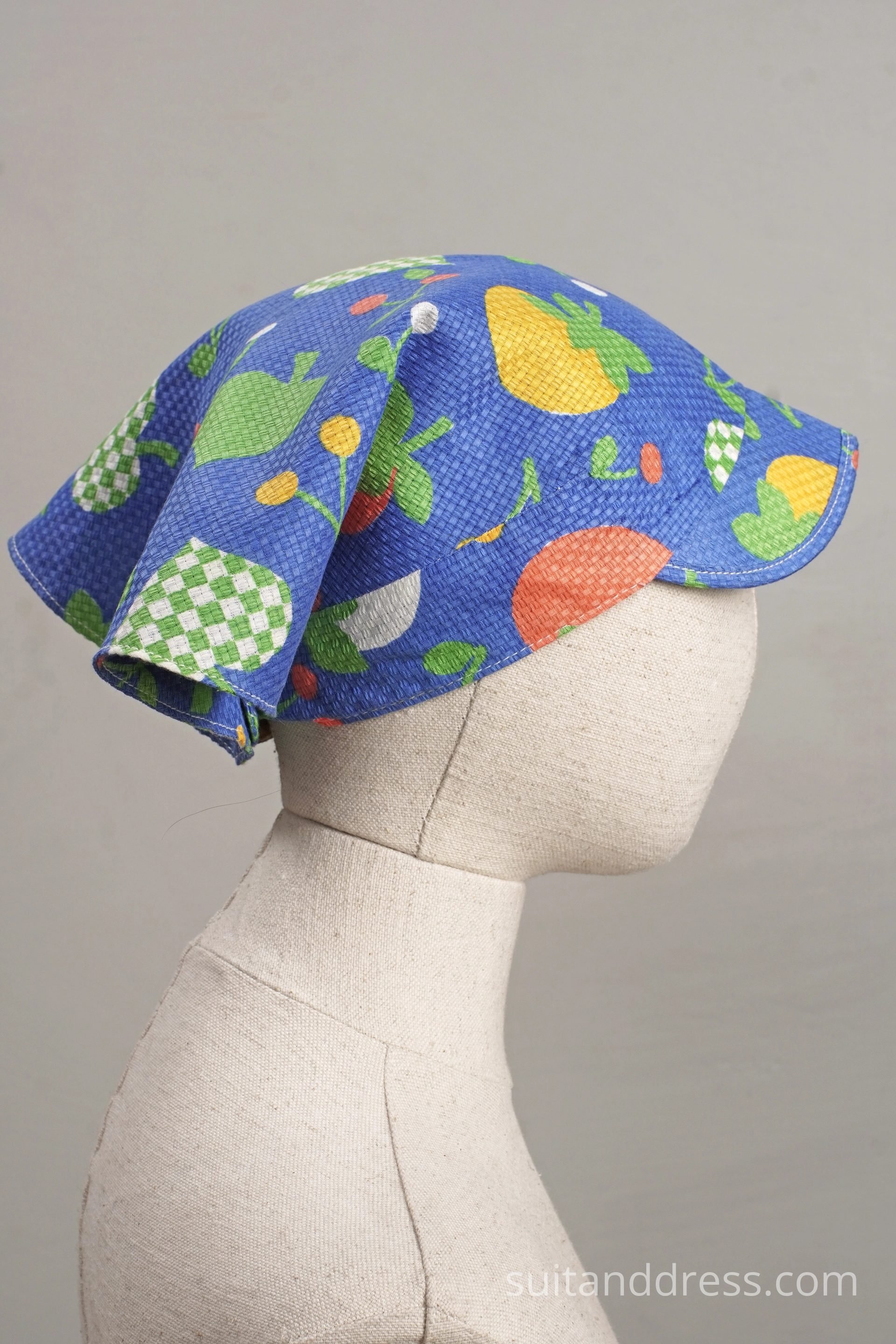 Soviet vintage girls summer headwear