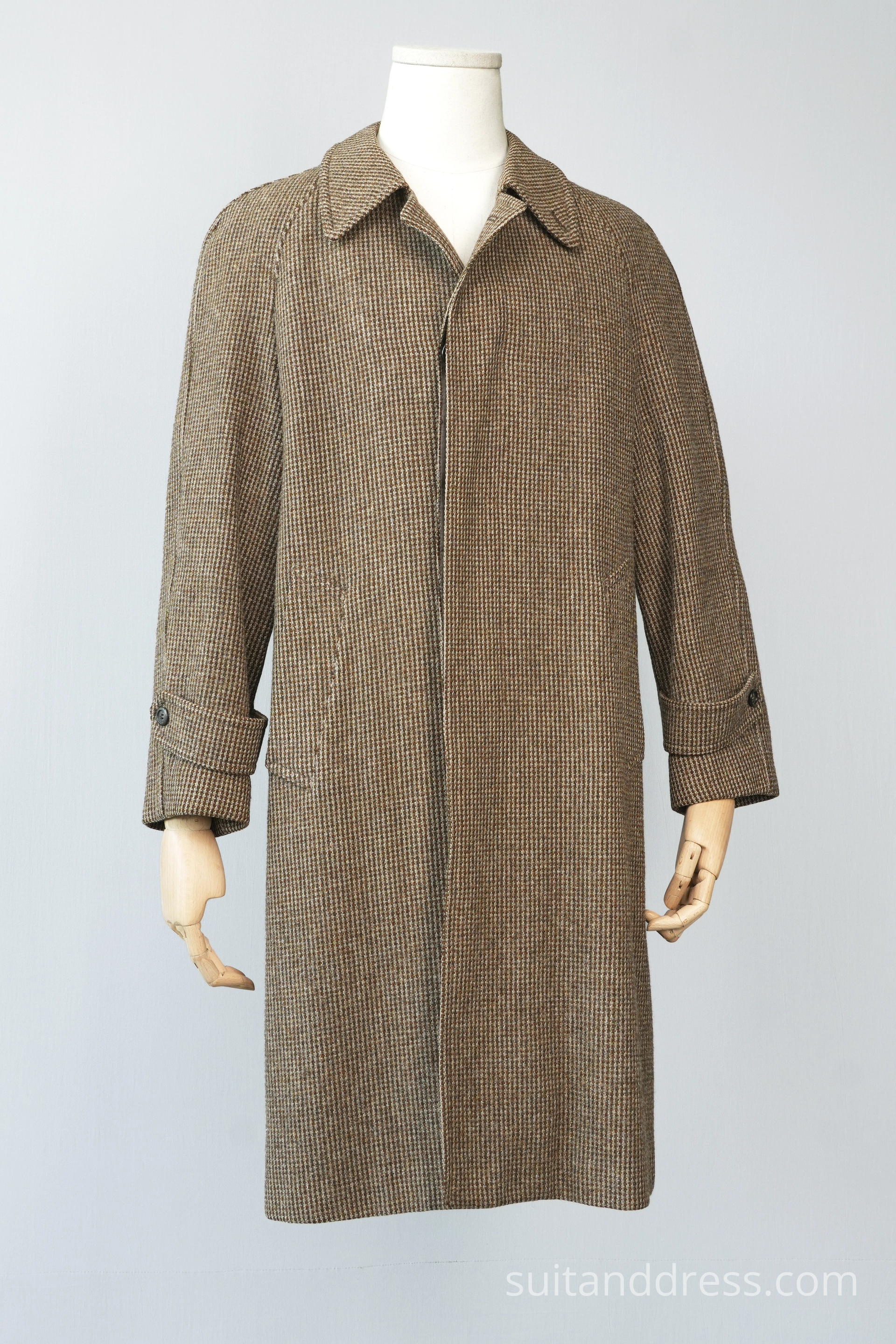 1960. gadu tvīda mētelis vīriešu mode 60tajos vintage stils tērpu apģērbu noma Rīgā