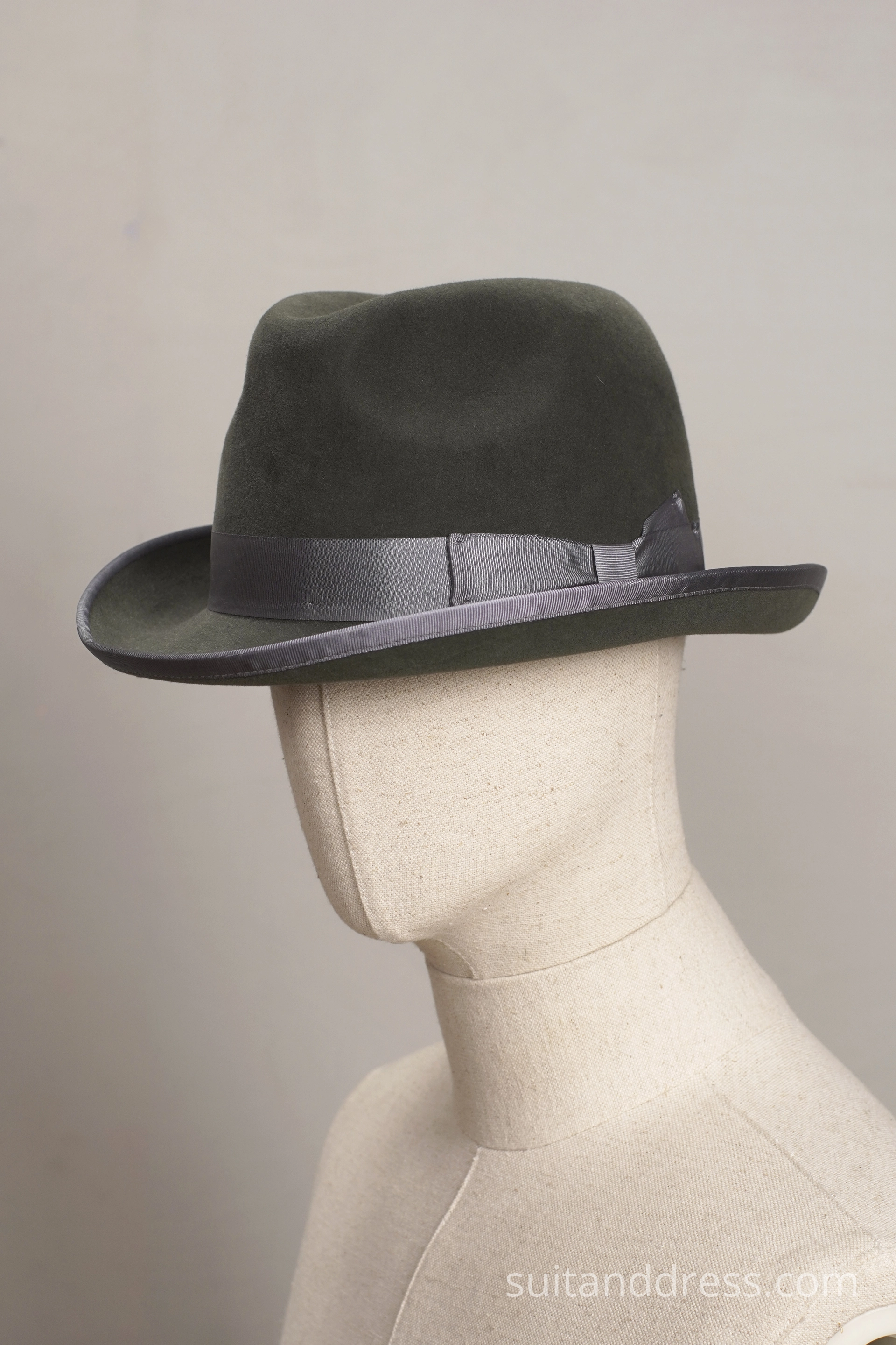 homburg hat fedora 1950s mens hat