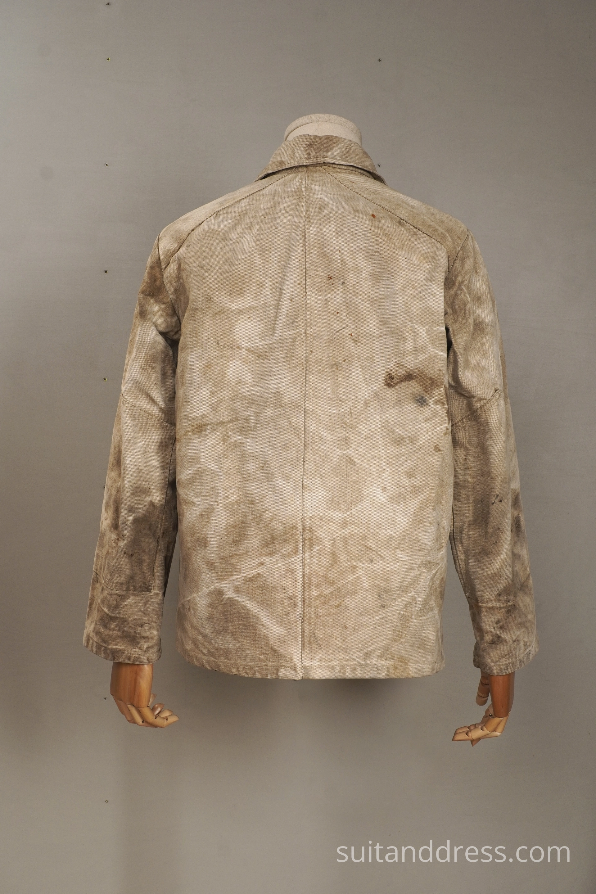 Worn out Soviet work jacket for rent 