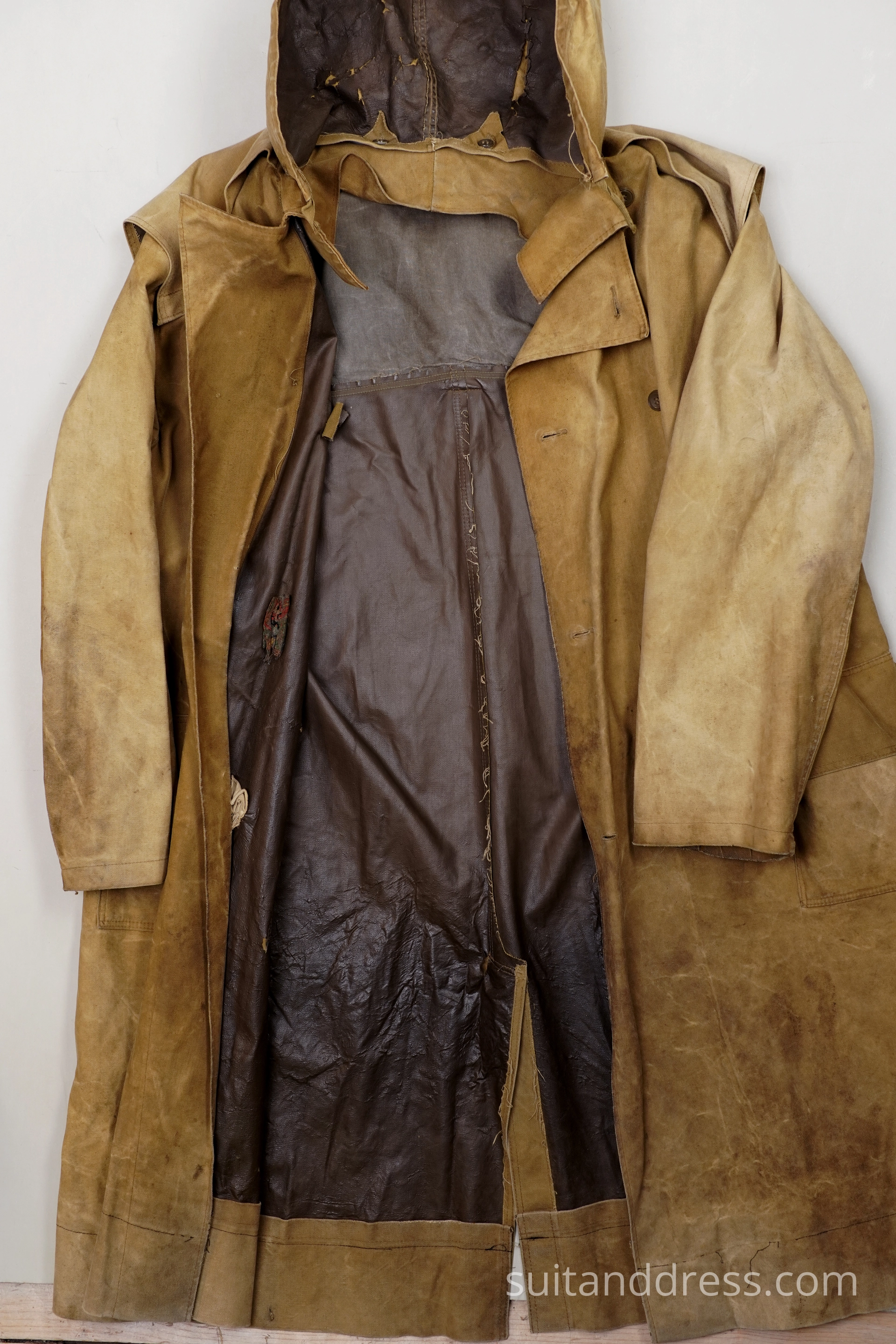 Vintage Soviet canvas work coat