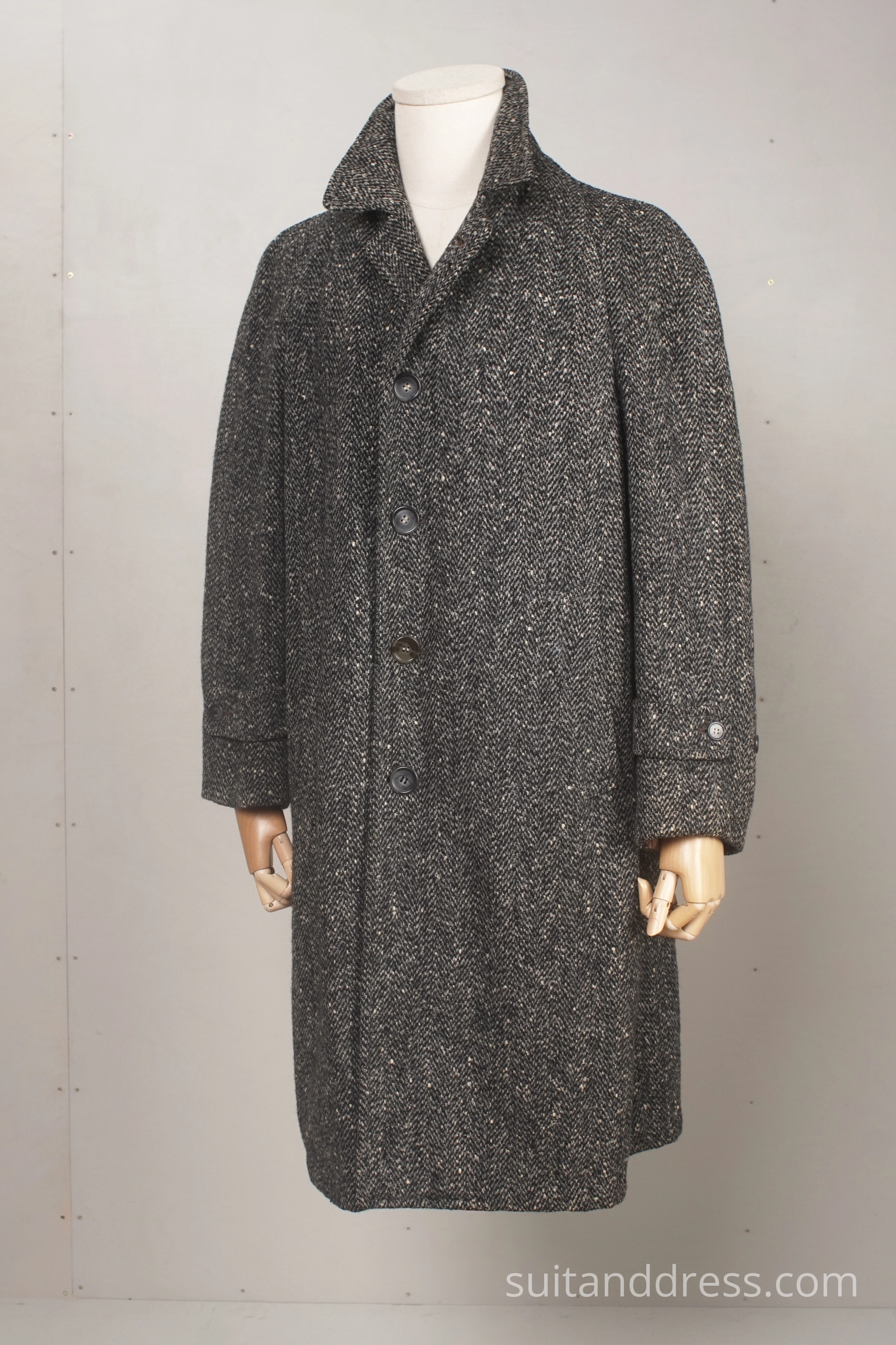 Vintage 1960s wool tweed coat