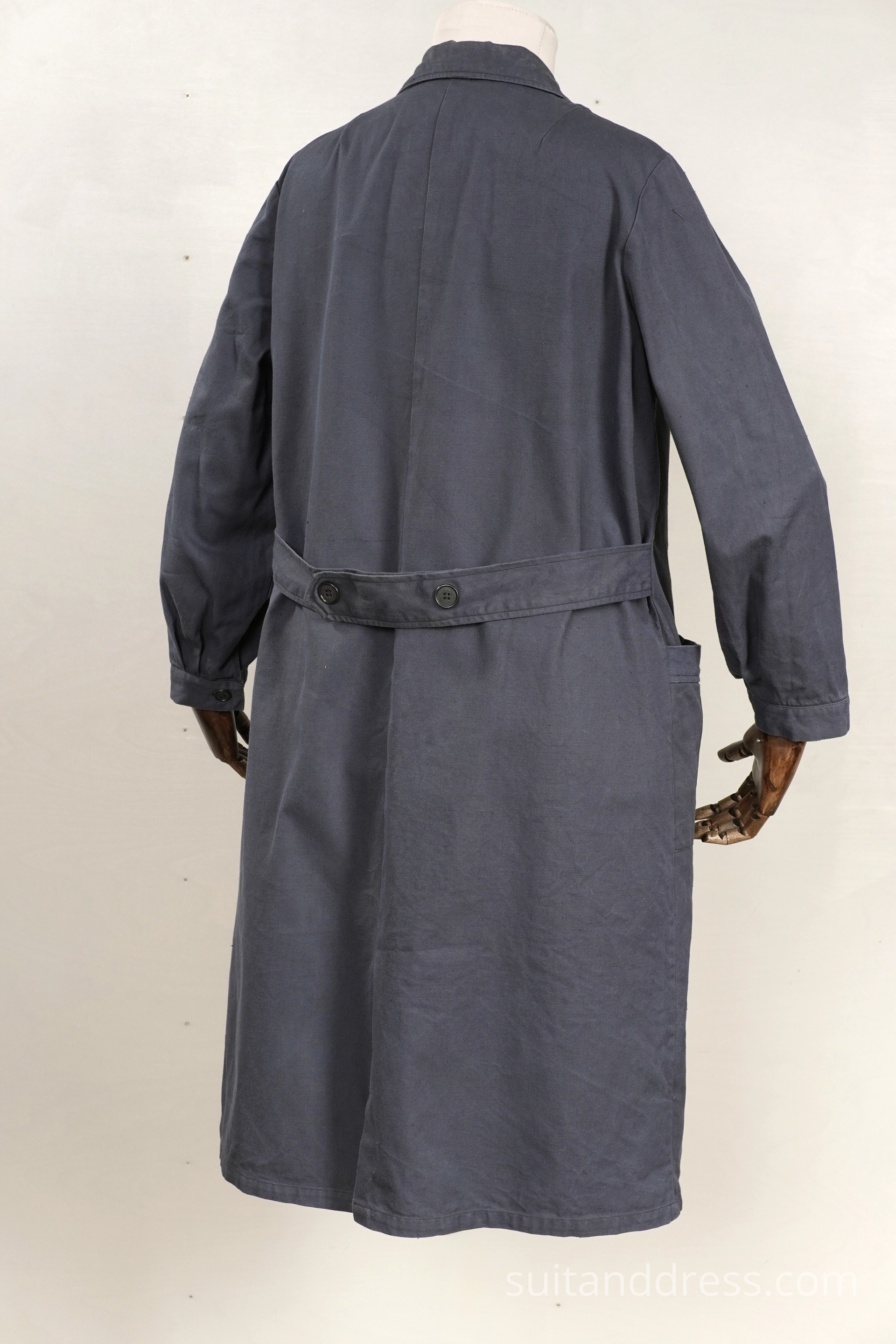 vintage ladies work coat cotton twill
