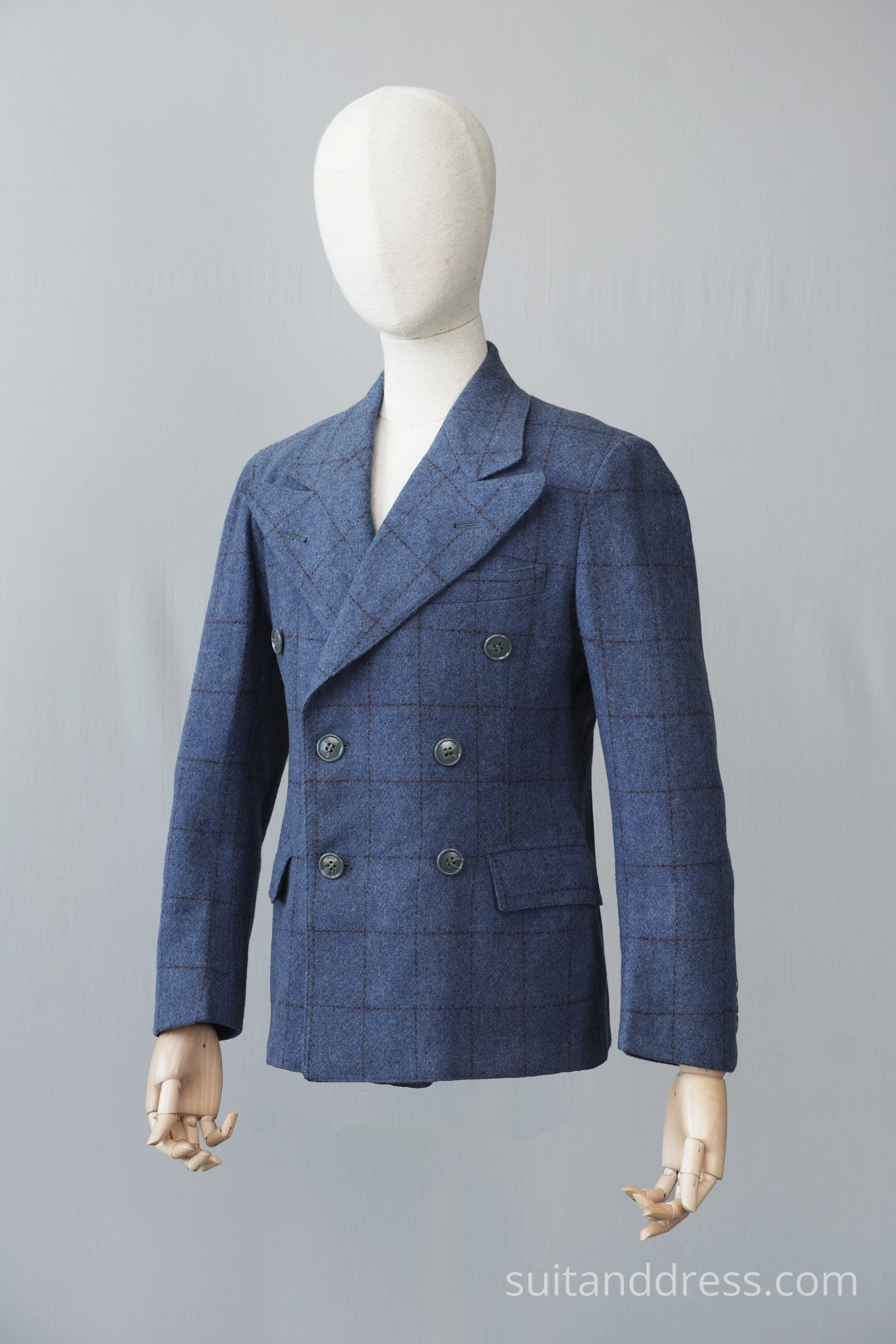 1940s boys wool tweed blazer 40s style vintage costume hire rental for films in Riga Latvia