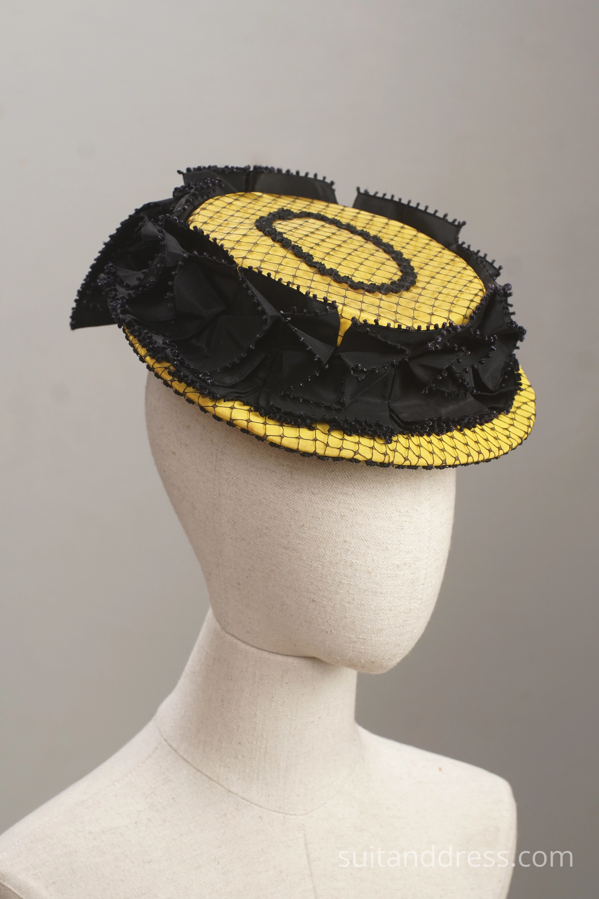 Edwardian french taffeta hat