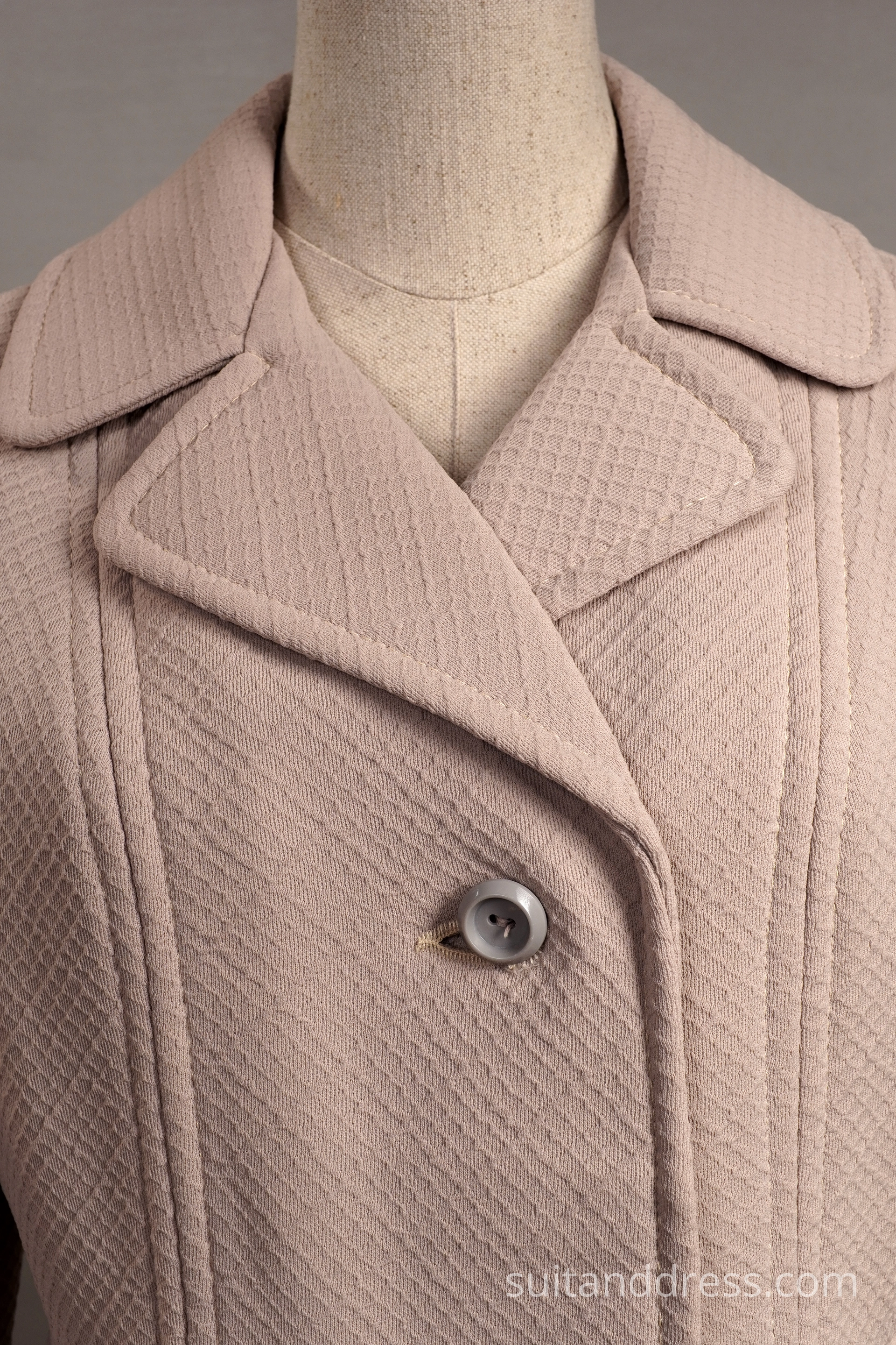 1970s crimplene trench coat 