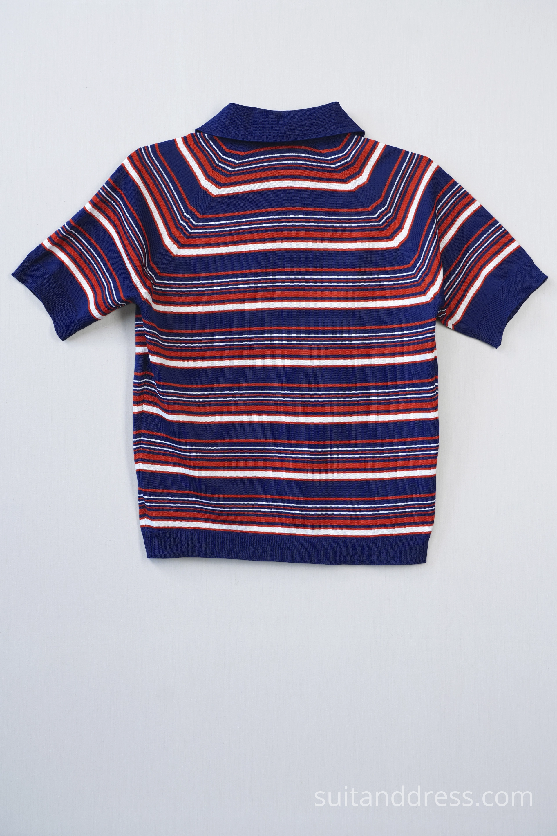1970s acrilic striped polo shirt vintage costume rent hire Riga