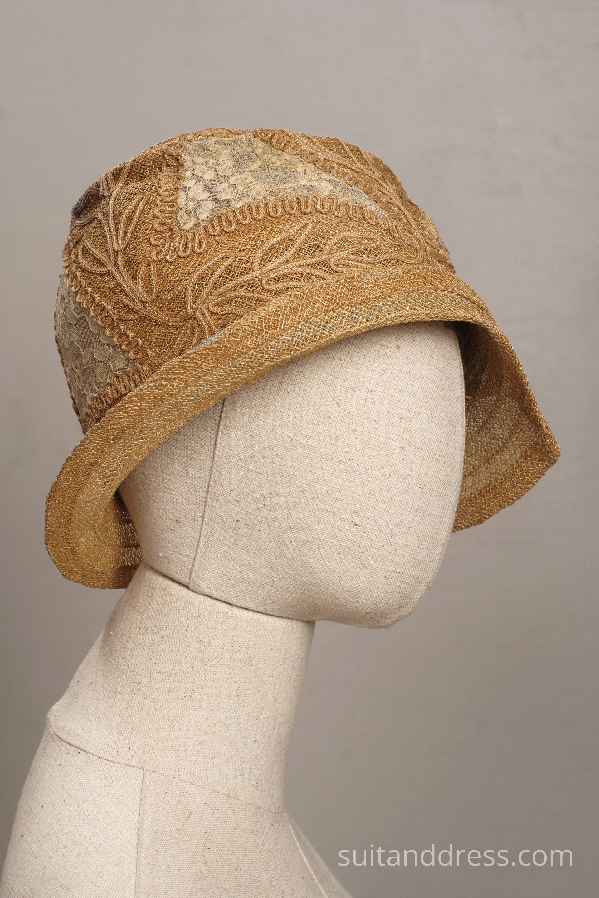 1920s summer cloche embellished