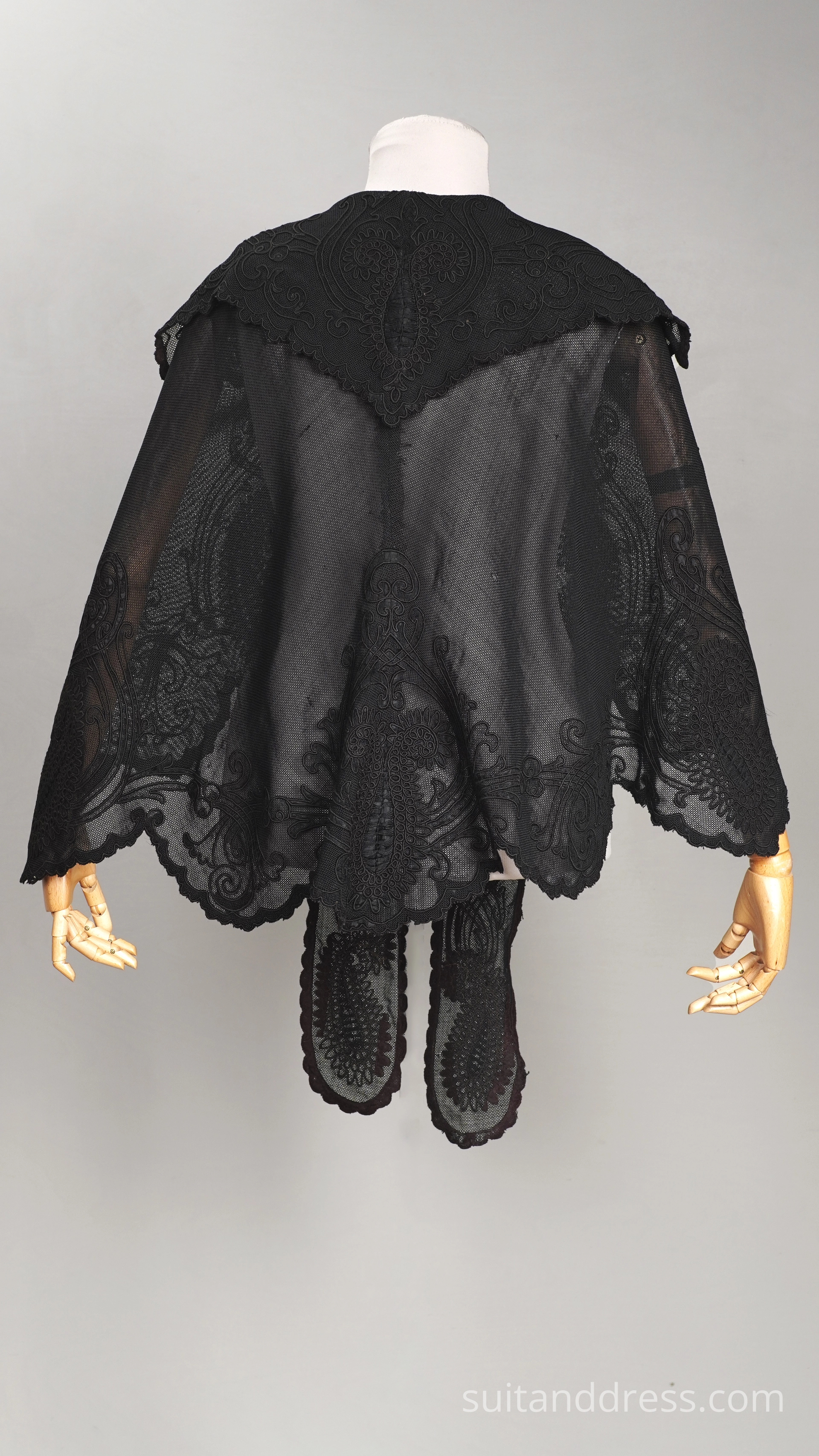 Victorian Edwardian mourning cape