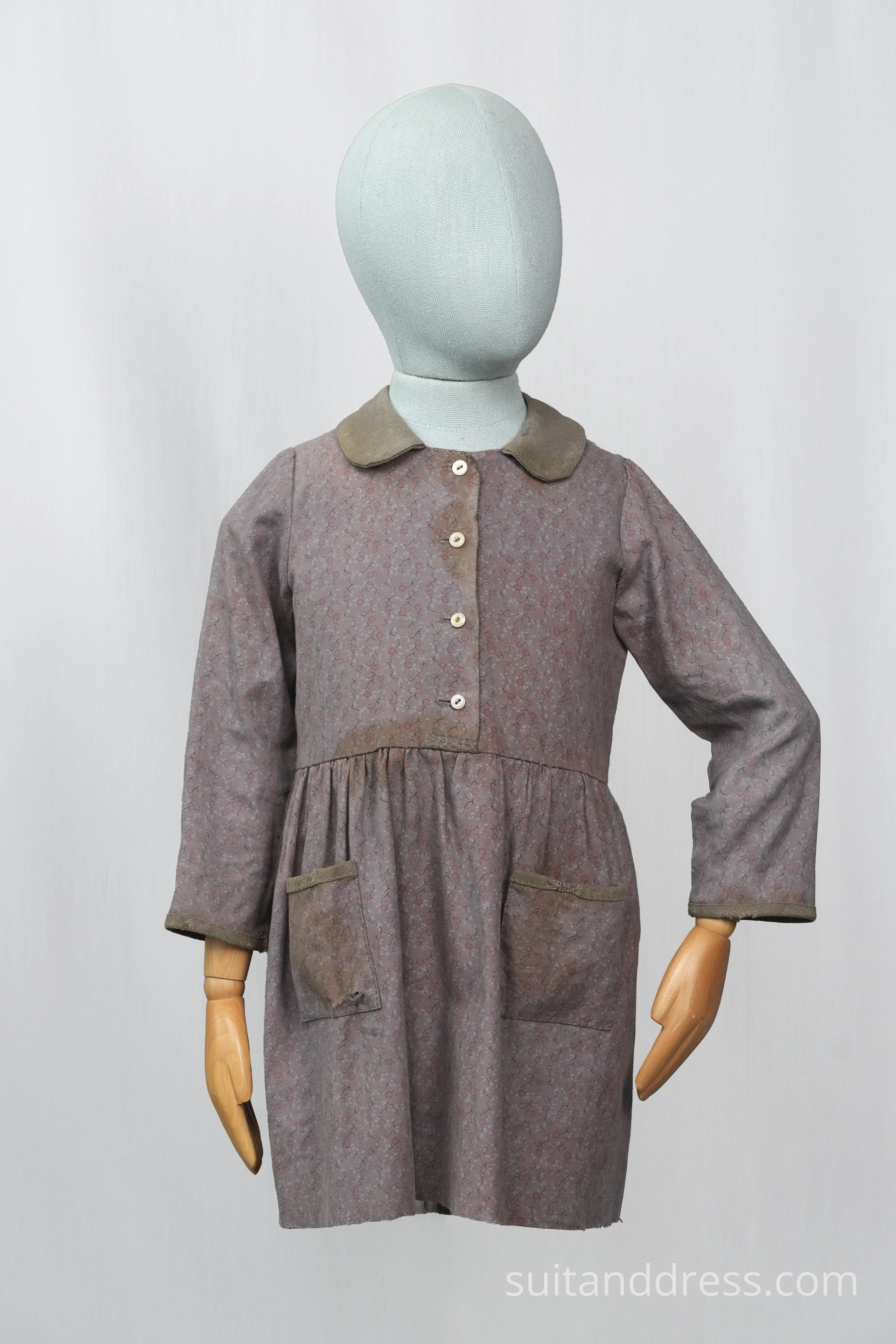 1940s handmade distressed girls dress wordrobe rent 