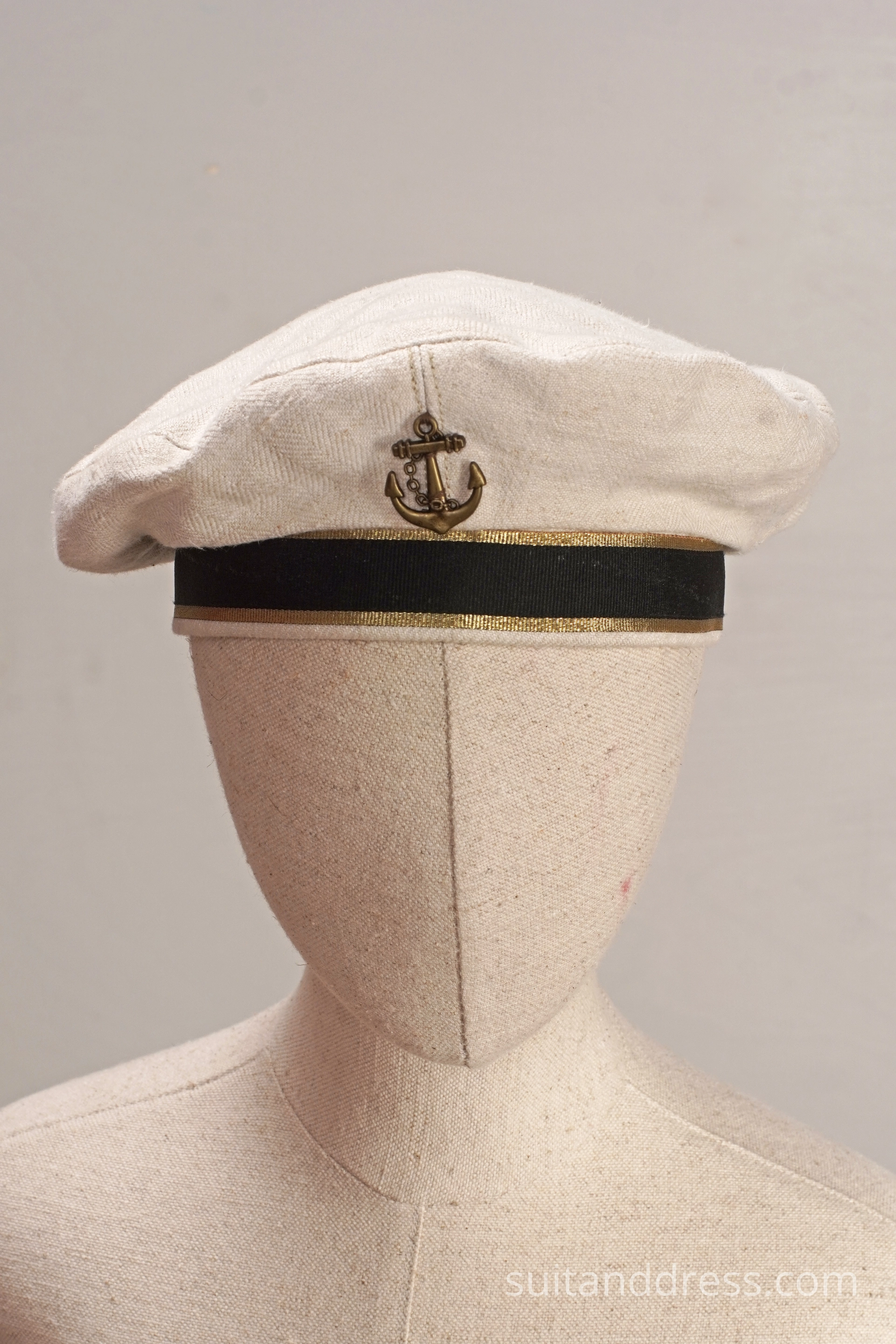 Vintage Edwardian style kids sailors cap 1910s childs sumer beret