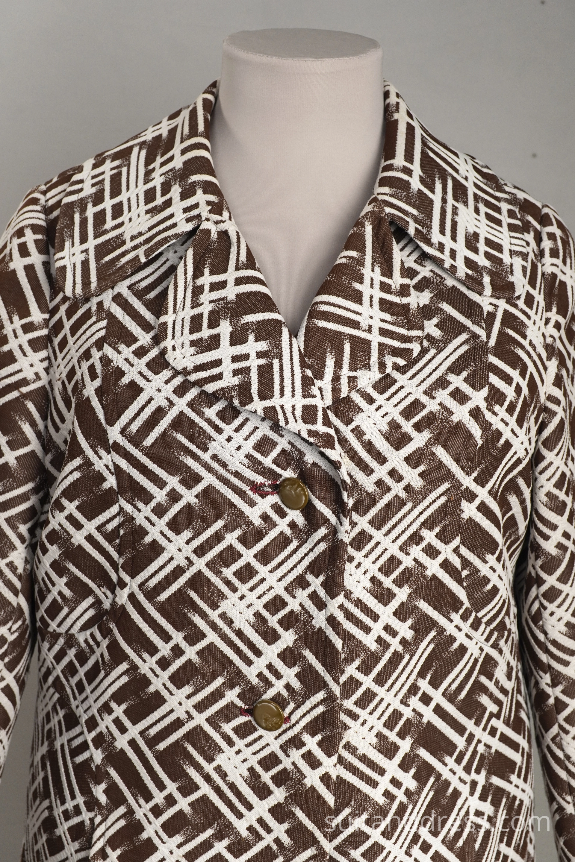 1970s soviet ladies crimplene coat for rent