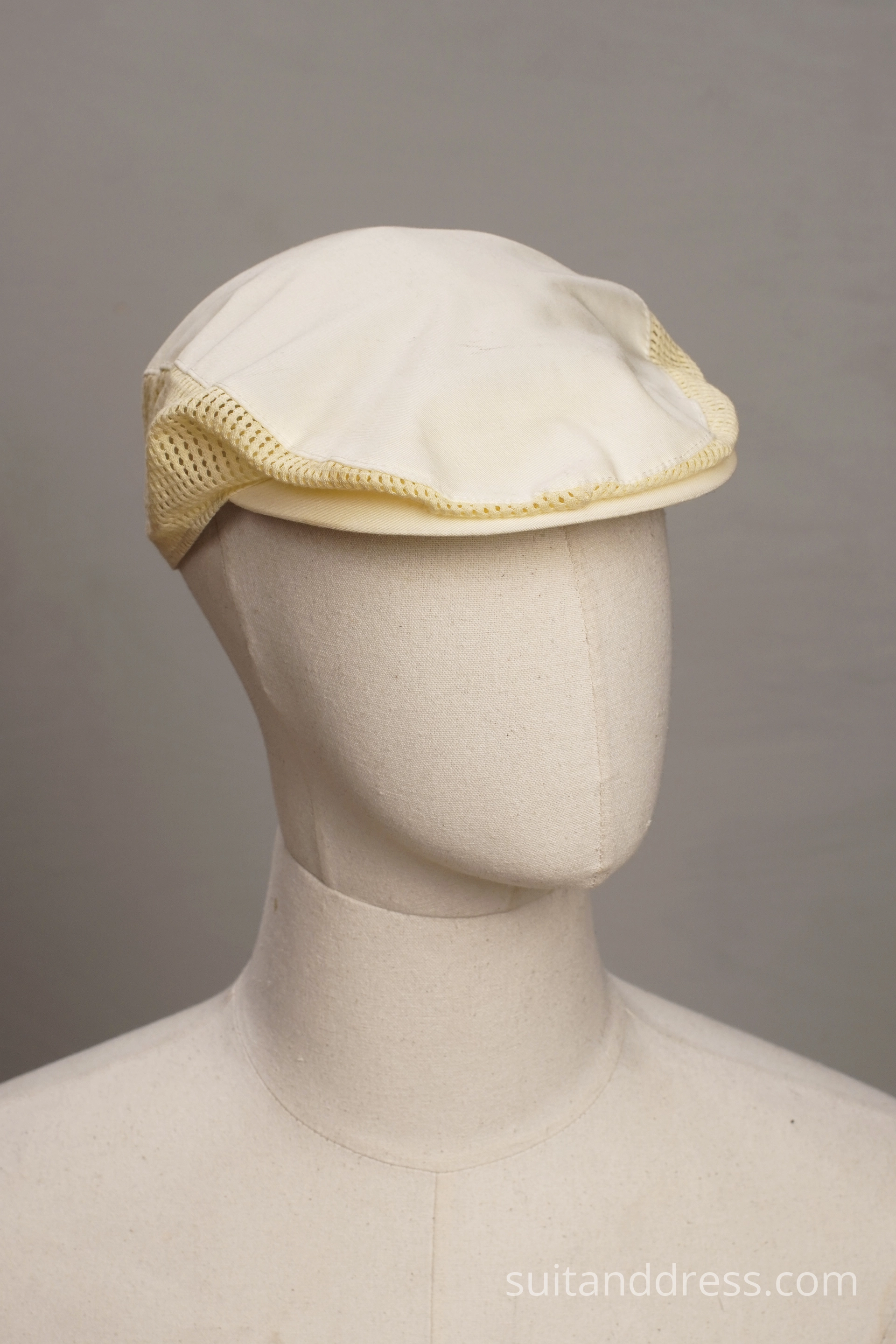 1980s summer mesh flat cap