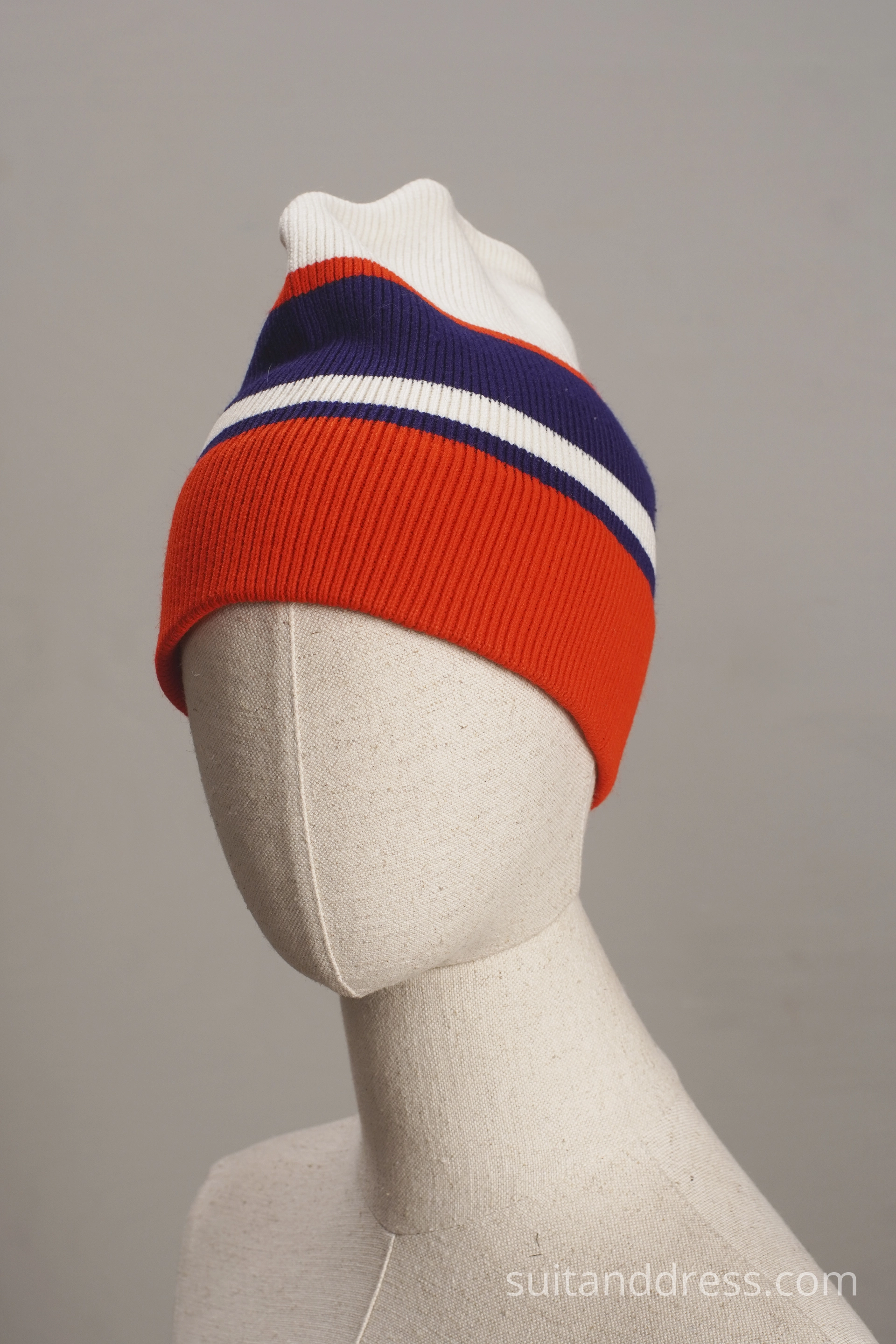 1980s sport ski hat vintage women knit beanie 