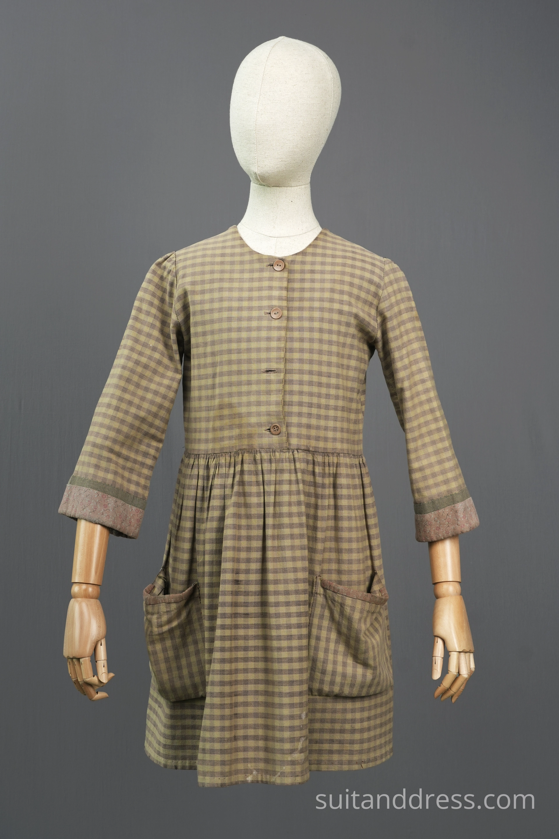 1930s 40s distressed girls dress for rent