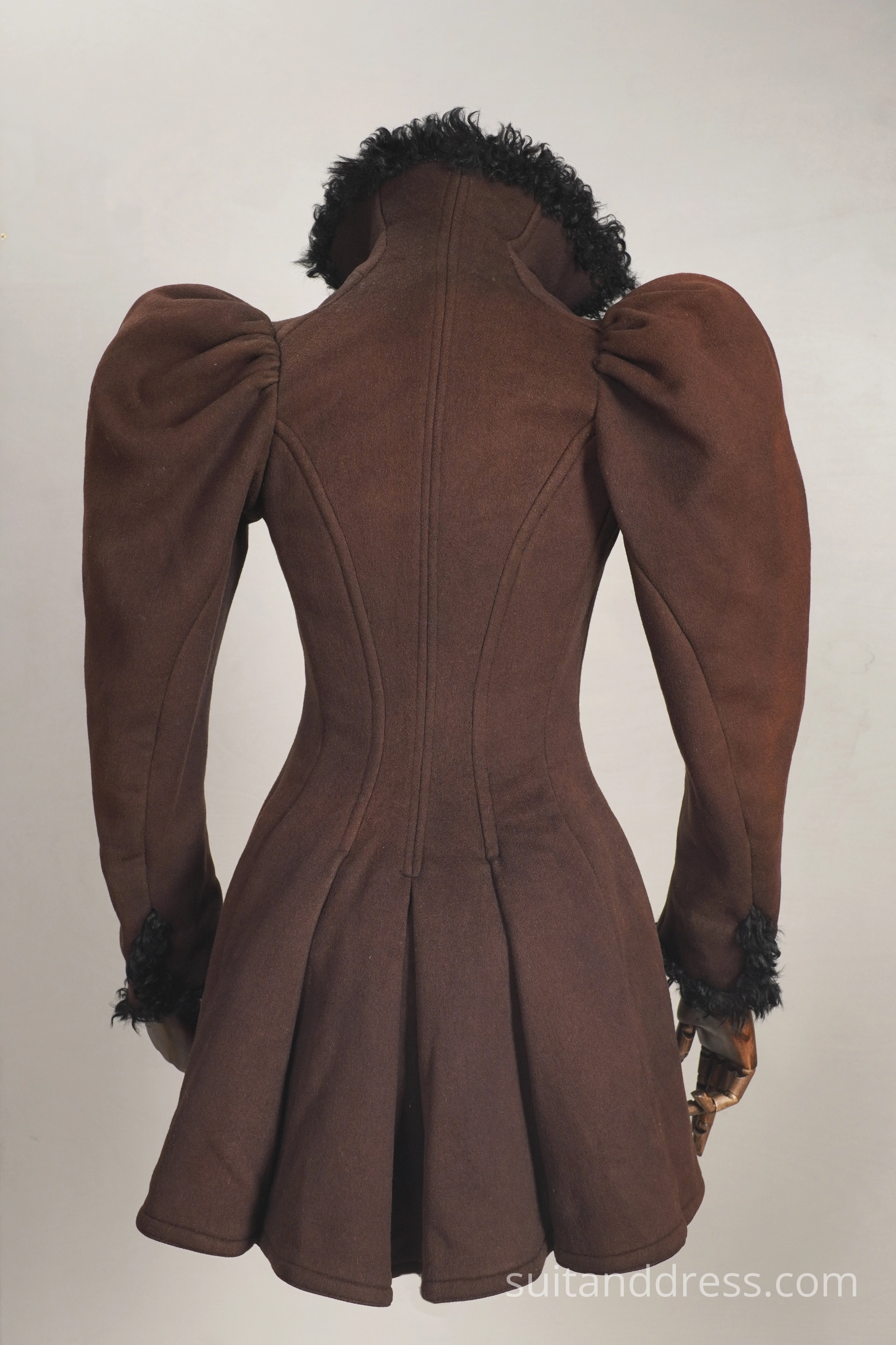 True Victorian Edwardian ladies coat mutton sleeves