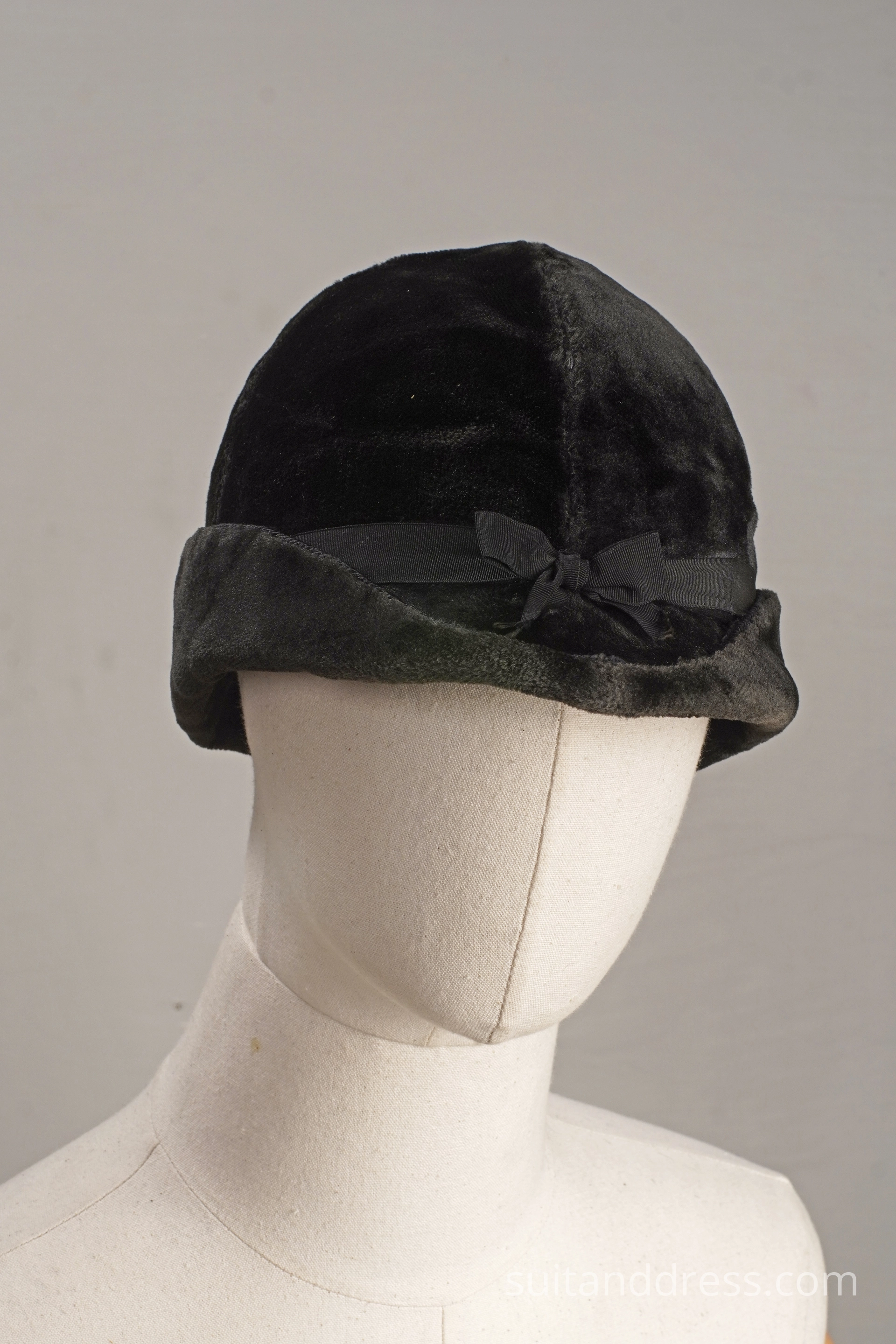 antique equrstrian velvet cap vintage jockey's hat 