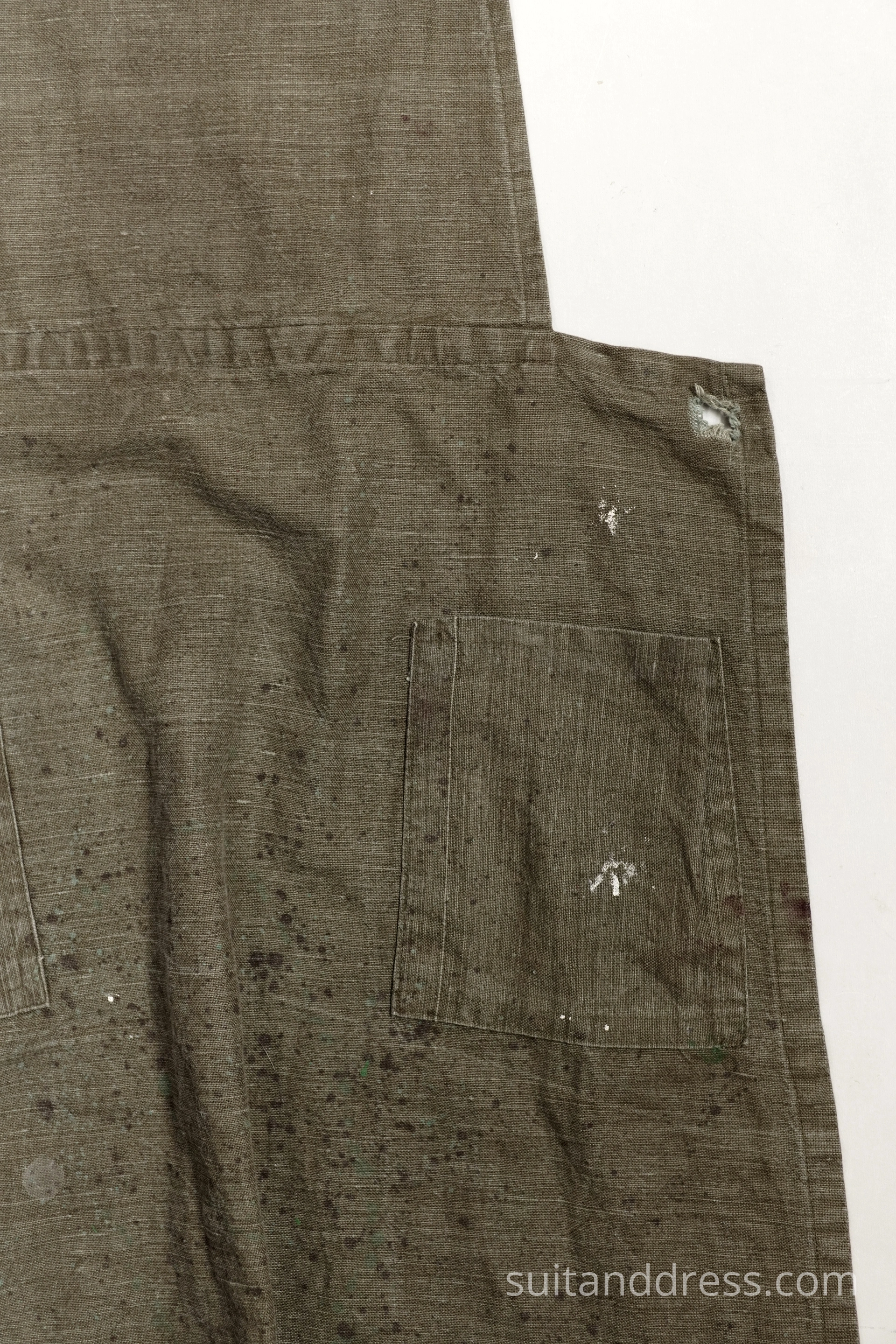 cotton stained workwear apron