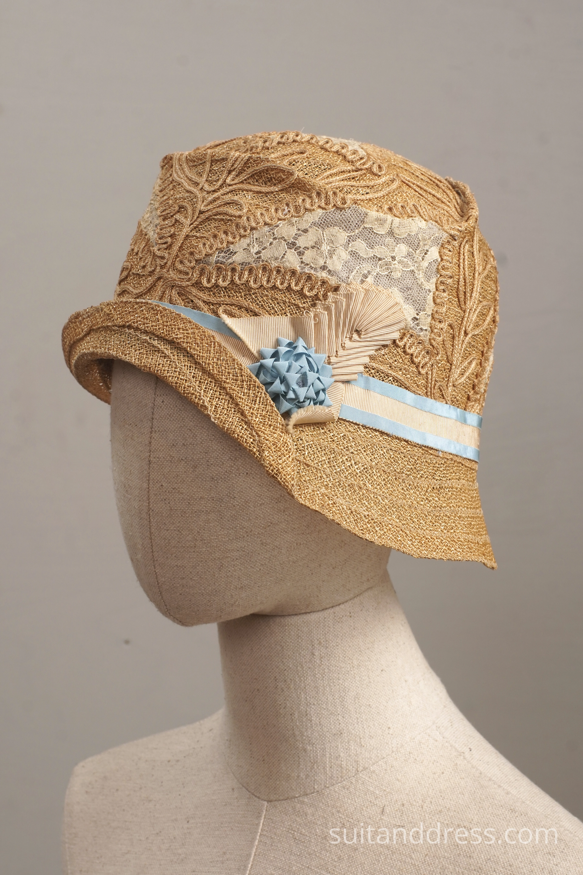 1920s summer cloche embellished