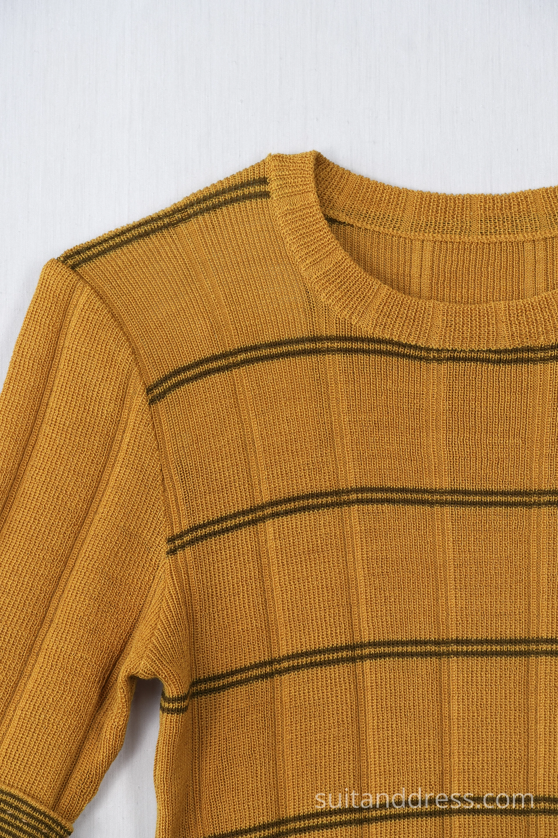 1960s 70s ladies striped jersey top wardrobe rentals for films vintage costume rent in Riga Latvia
