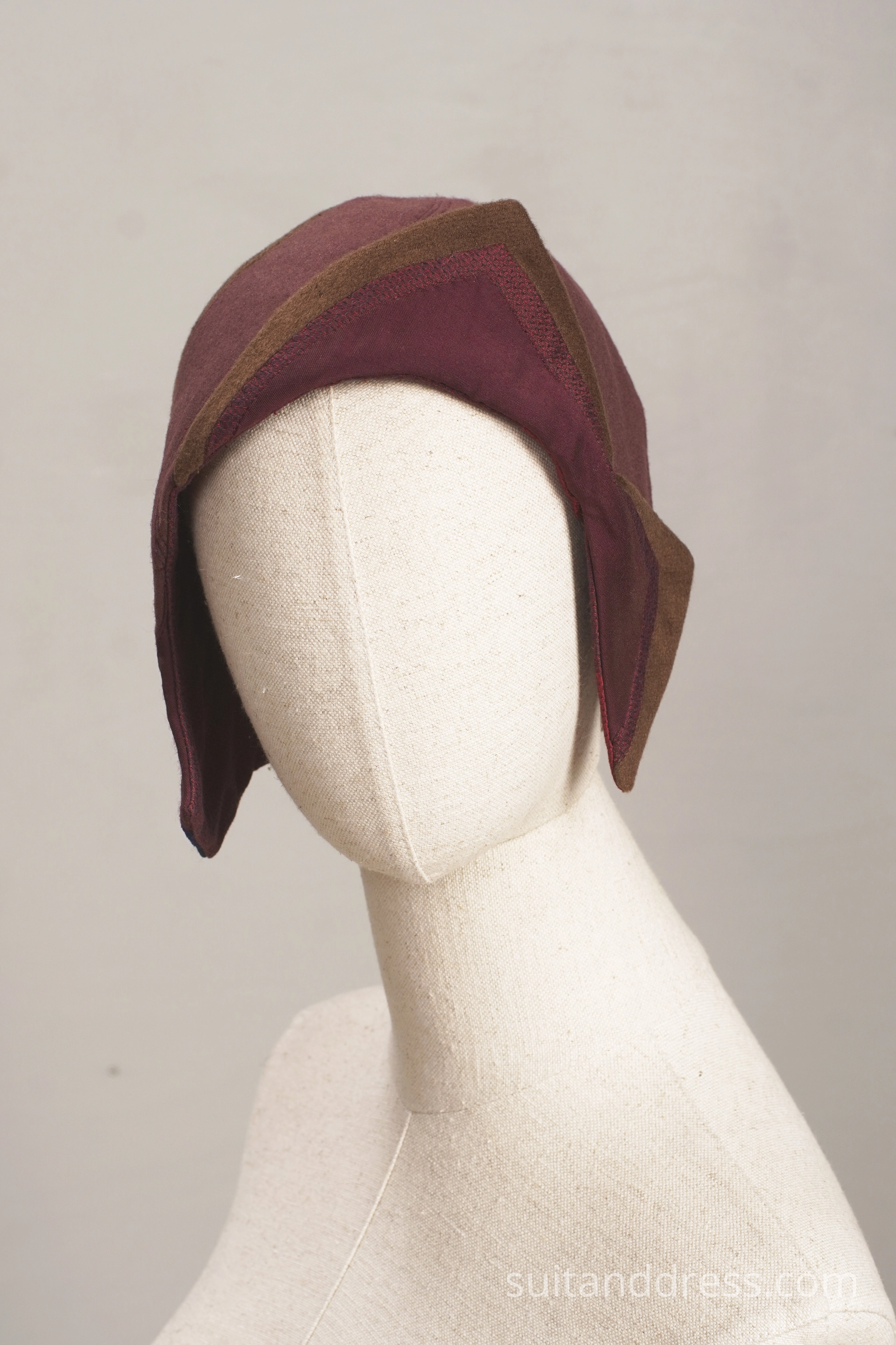 1920s chloche hat applique replica