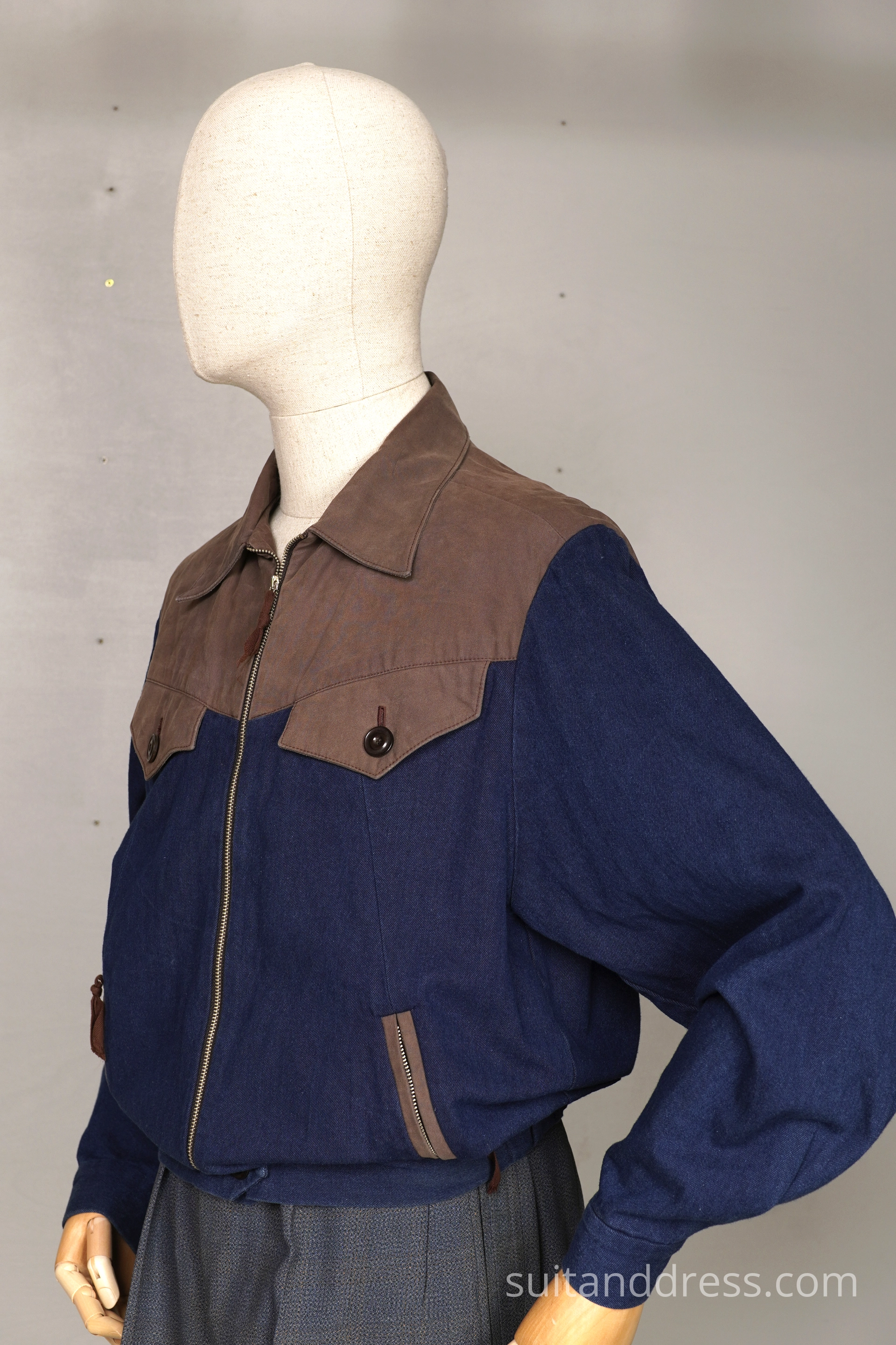 1950s two tone Ricky jacket replica for rent