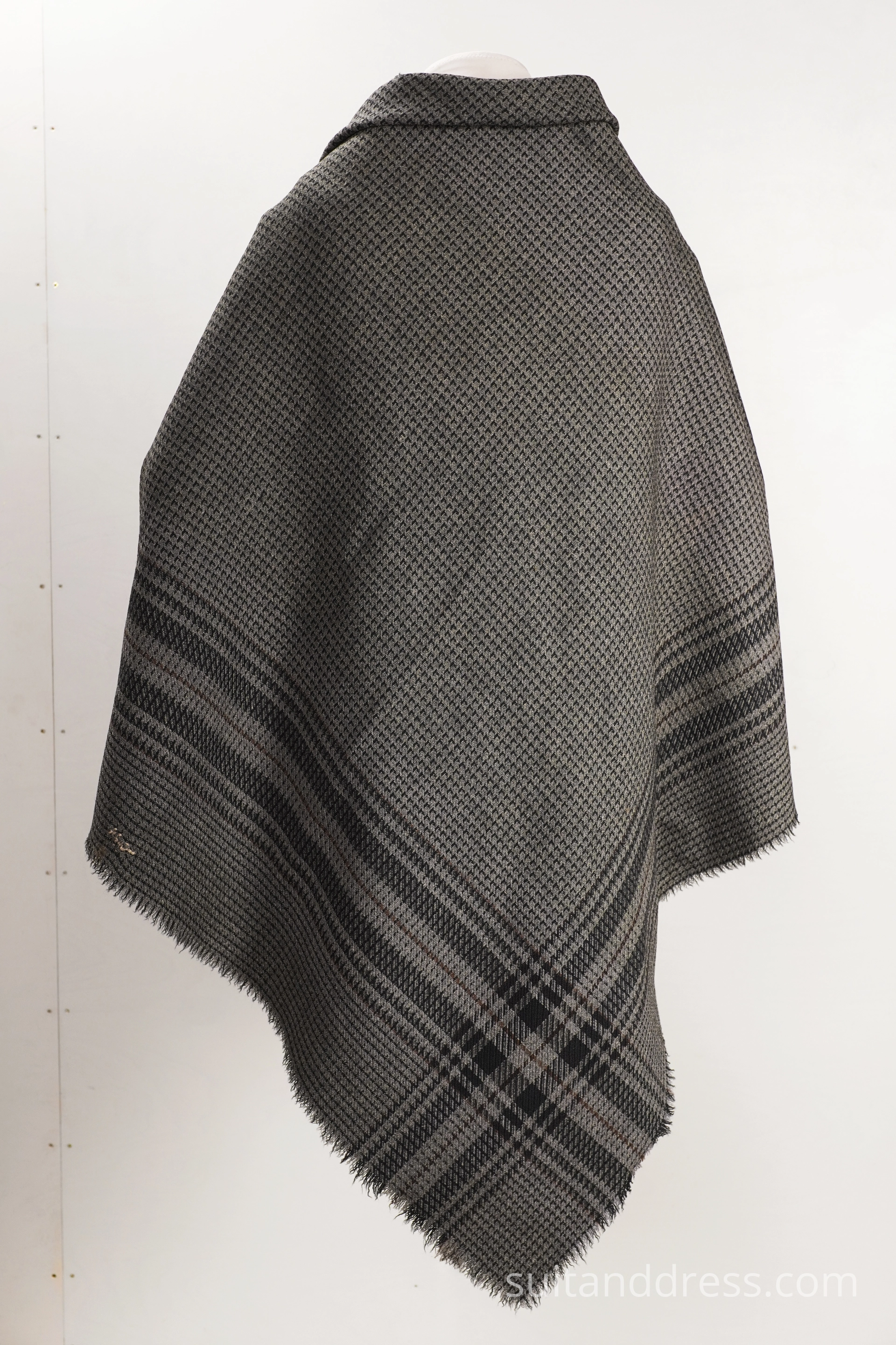 1900 rustic hand woven wool scarf Latvian etnography