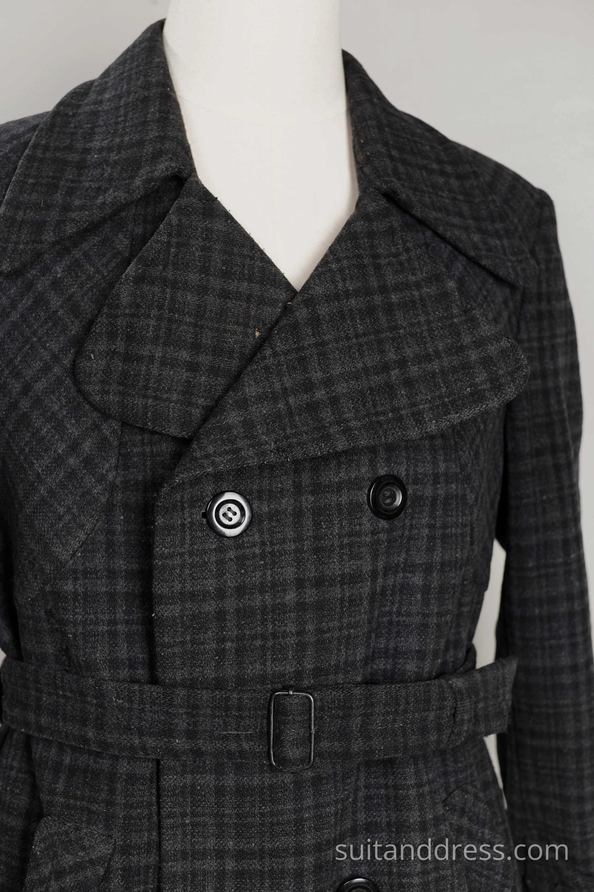 1970s mens coat plaid soviet