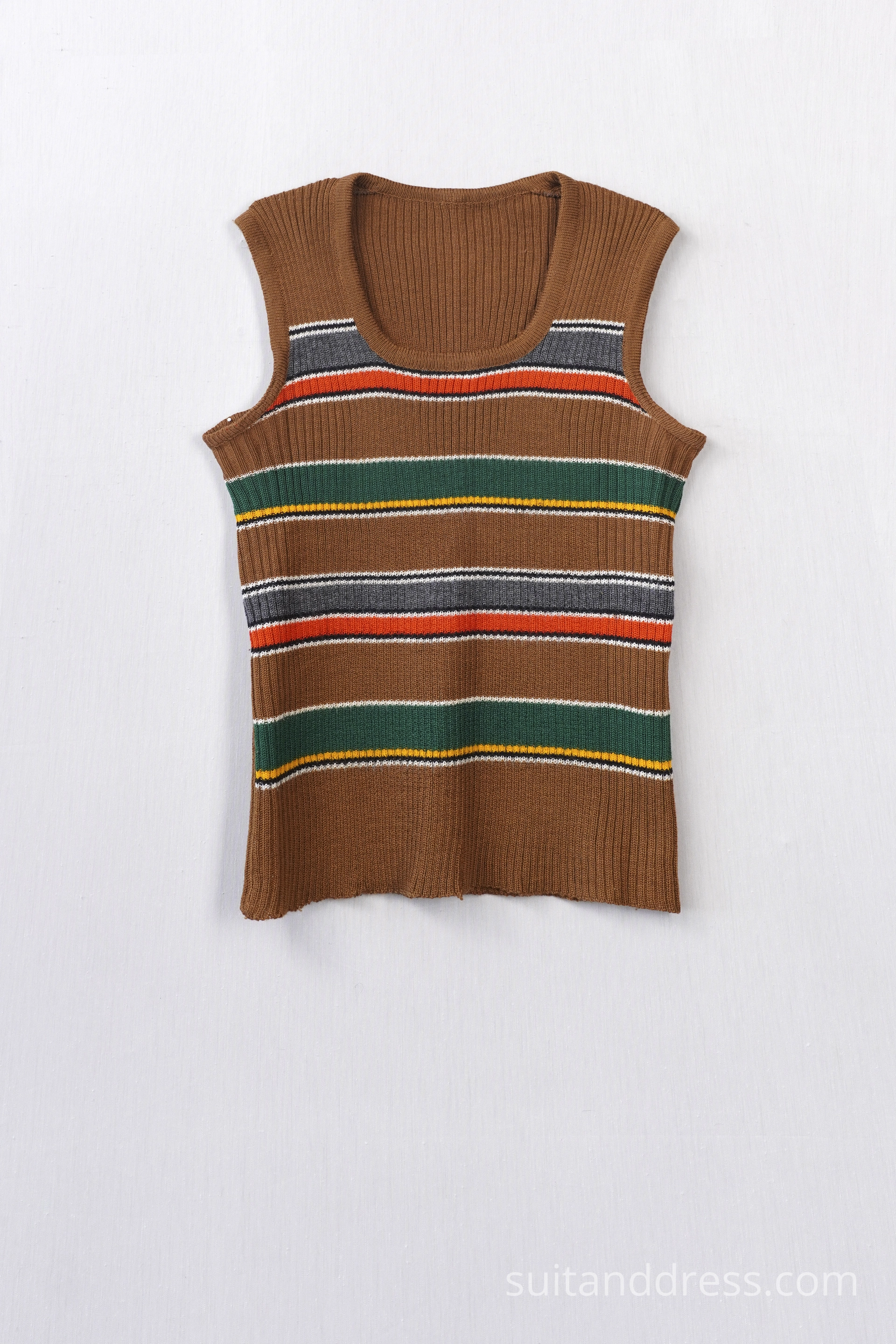 1970s ribbed jersy vest top vintage costume rent in Riga Latvia