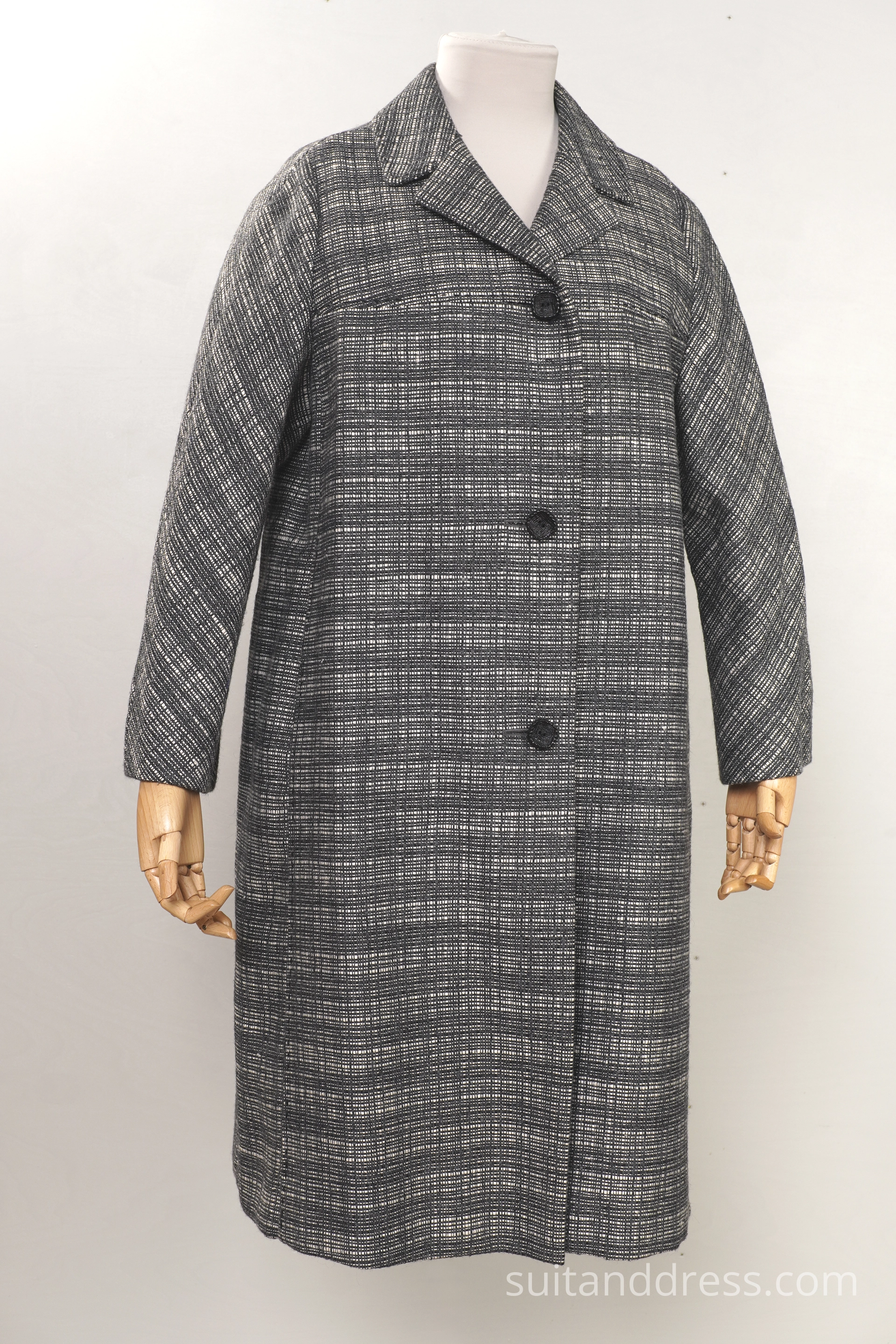 1960s plaid coat