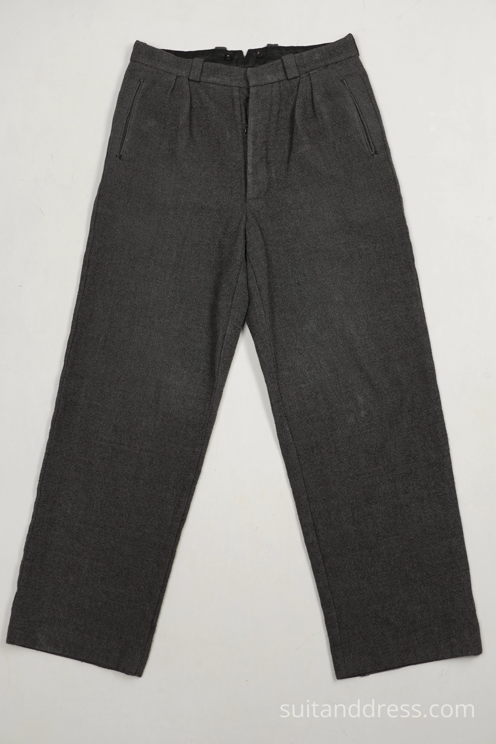 1940s 50s trousers replica grey wool costume rentan for cinema