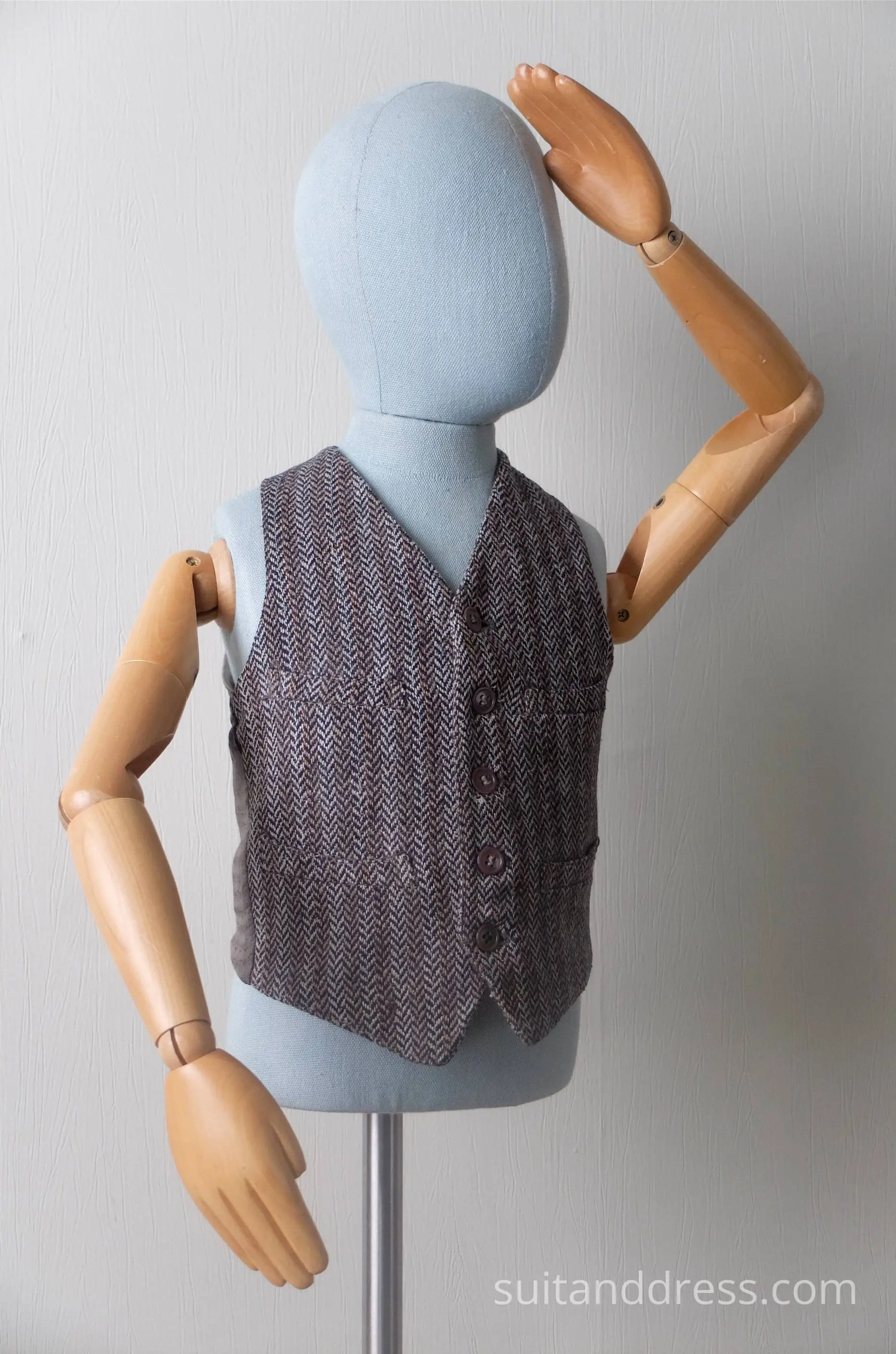 tweed vaistcoat for boys 1930