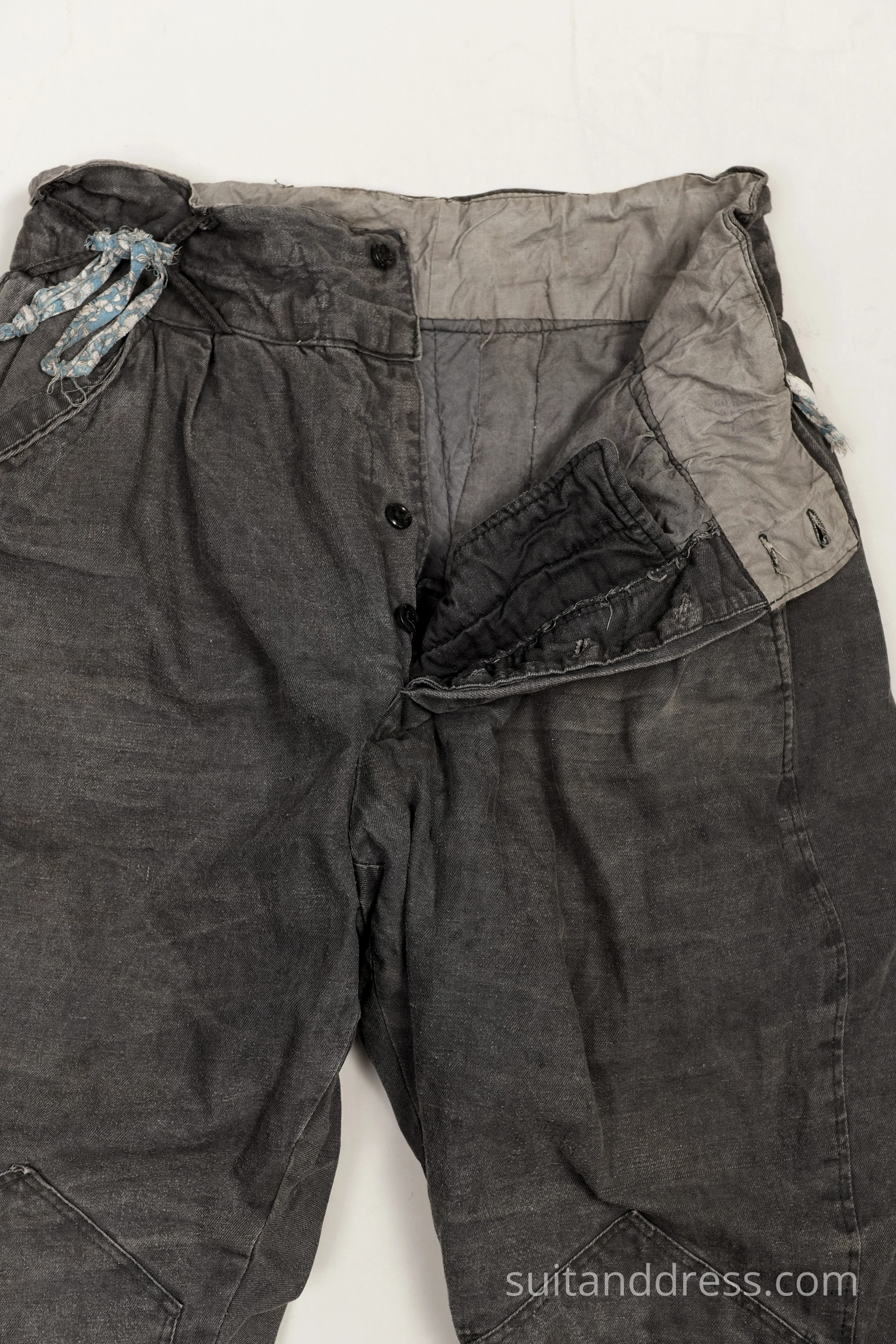 vintage soviet padded work trousers
