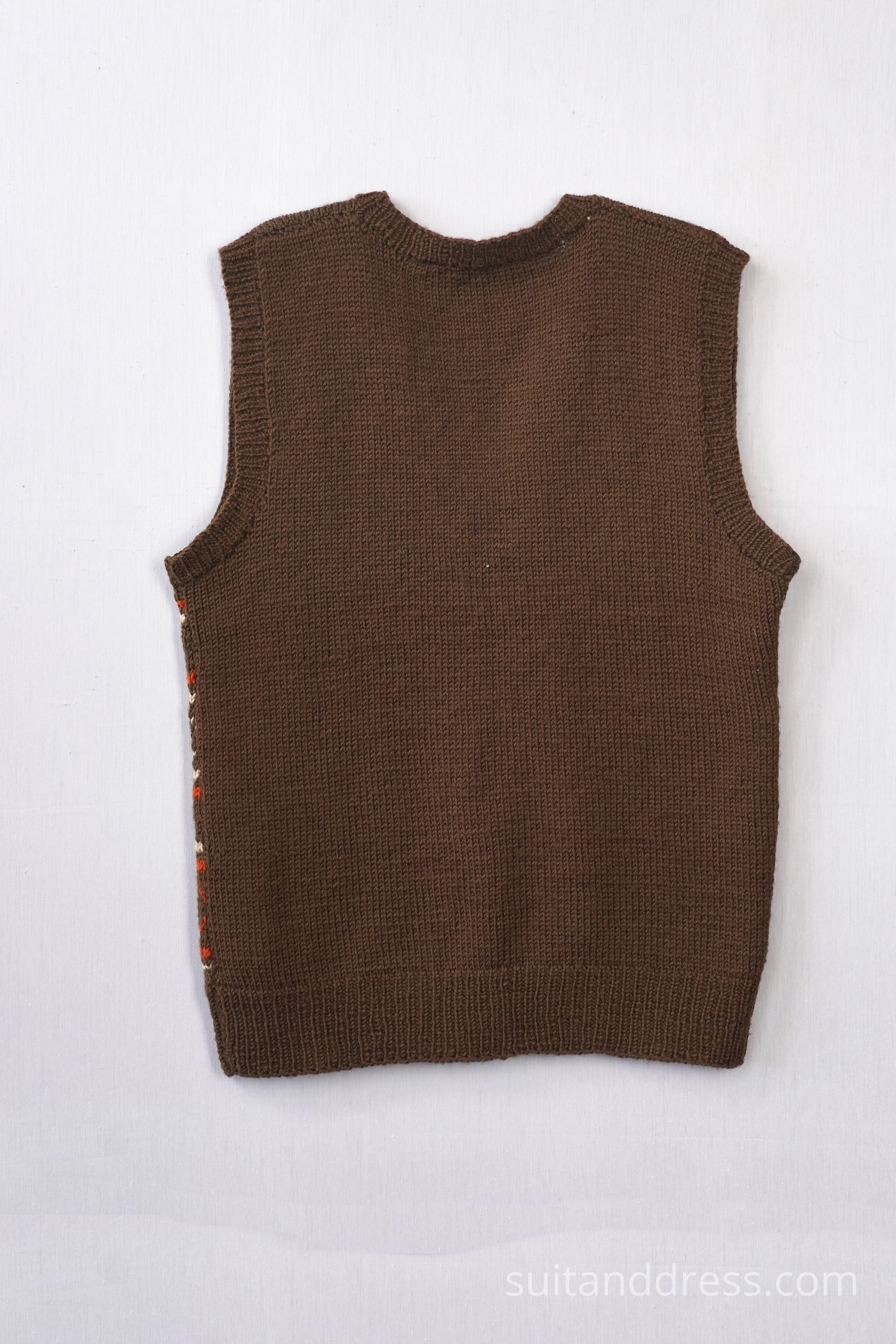 1960s 70s hand knitted colourful vest costume rent Riga