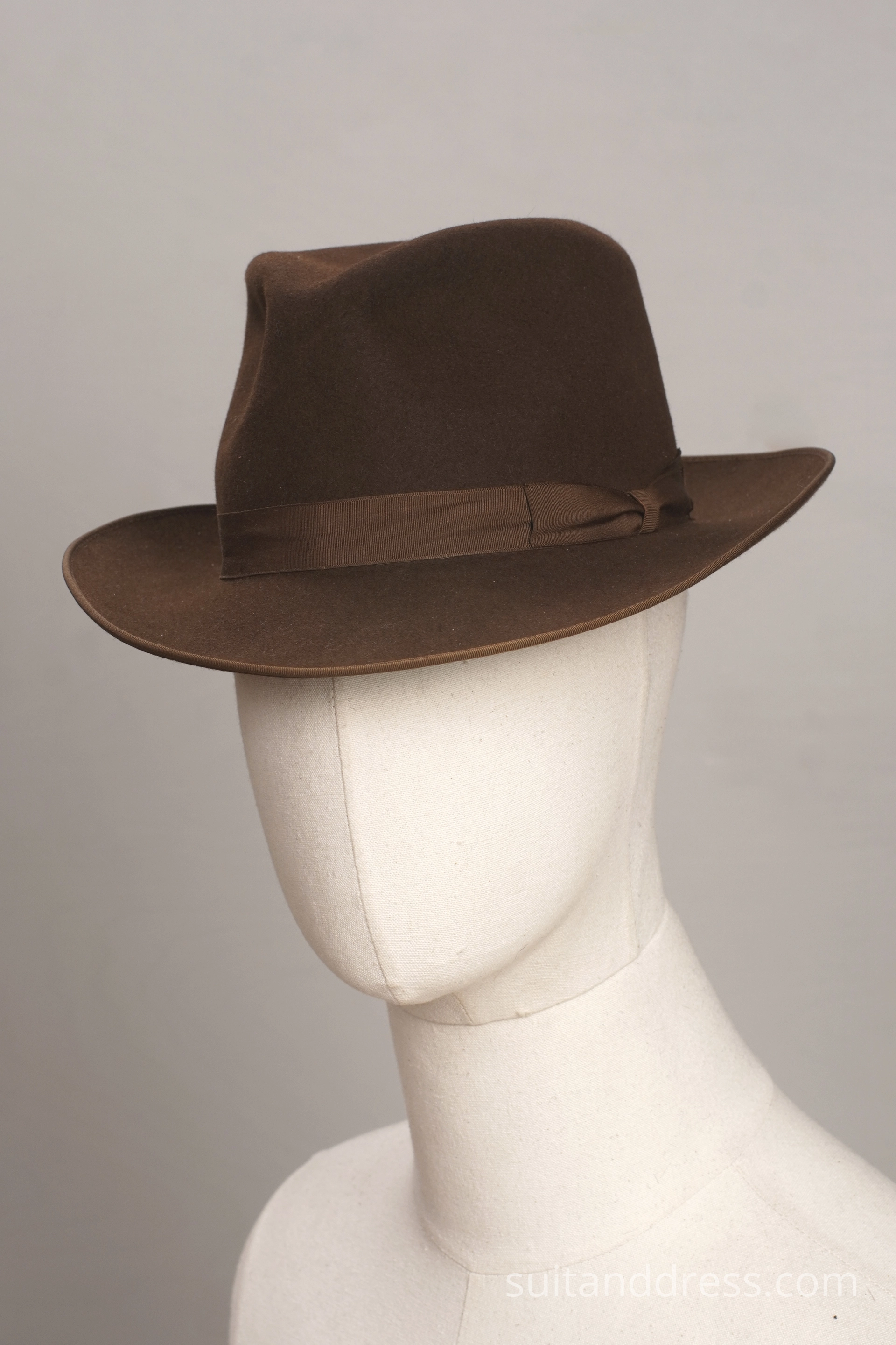 vintage 1970s fedora brown 