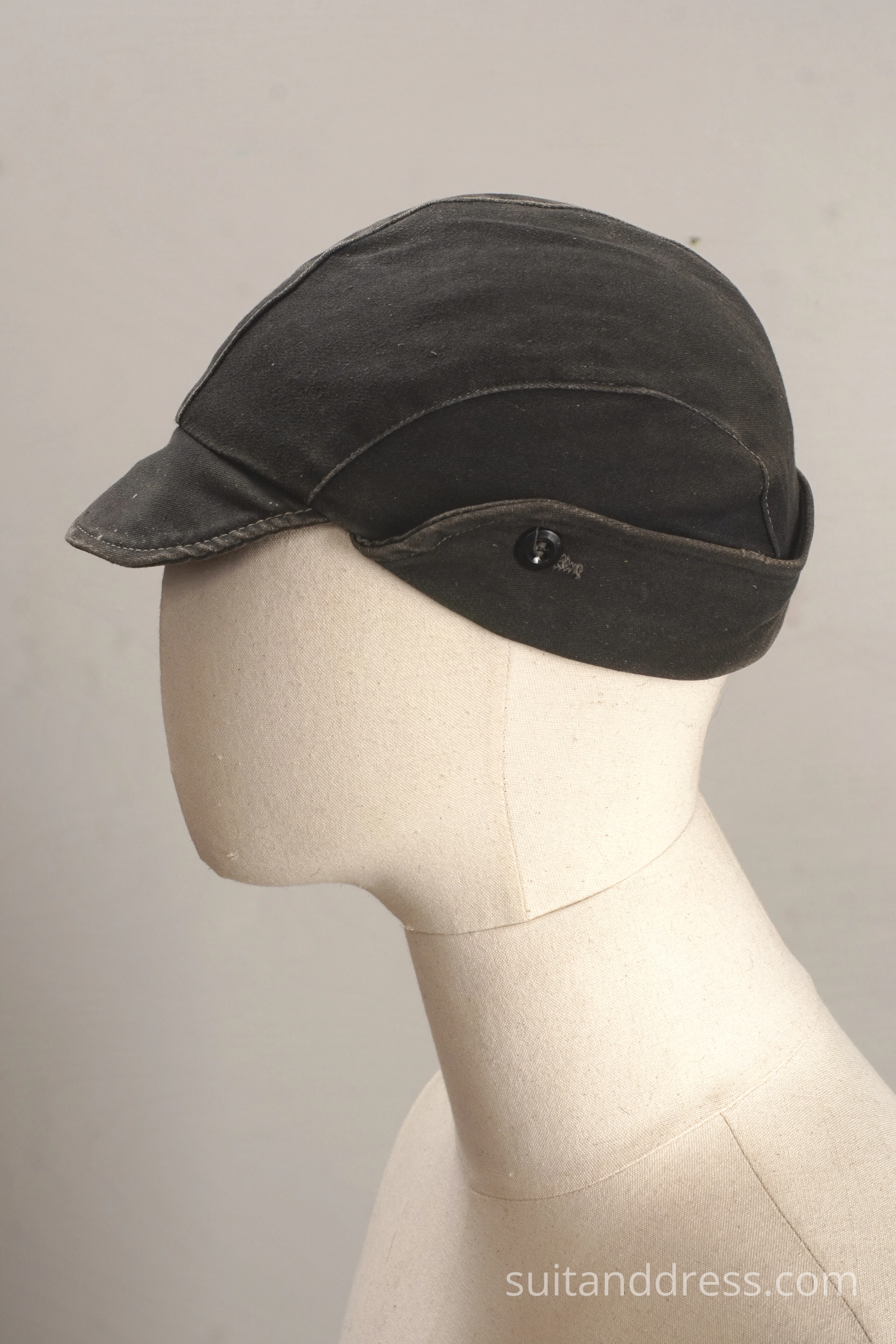 vintage soviet work cap 1970s USSR workwear