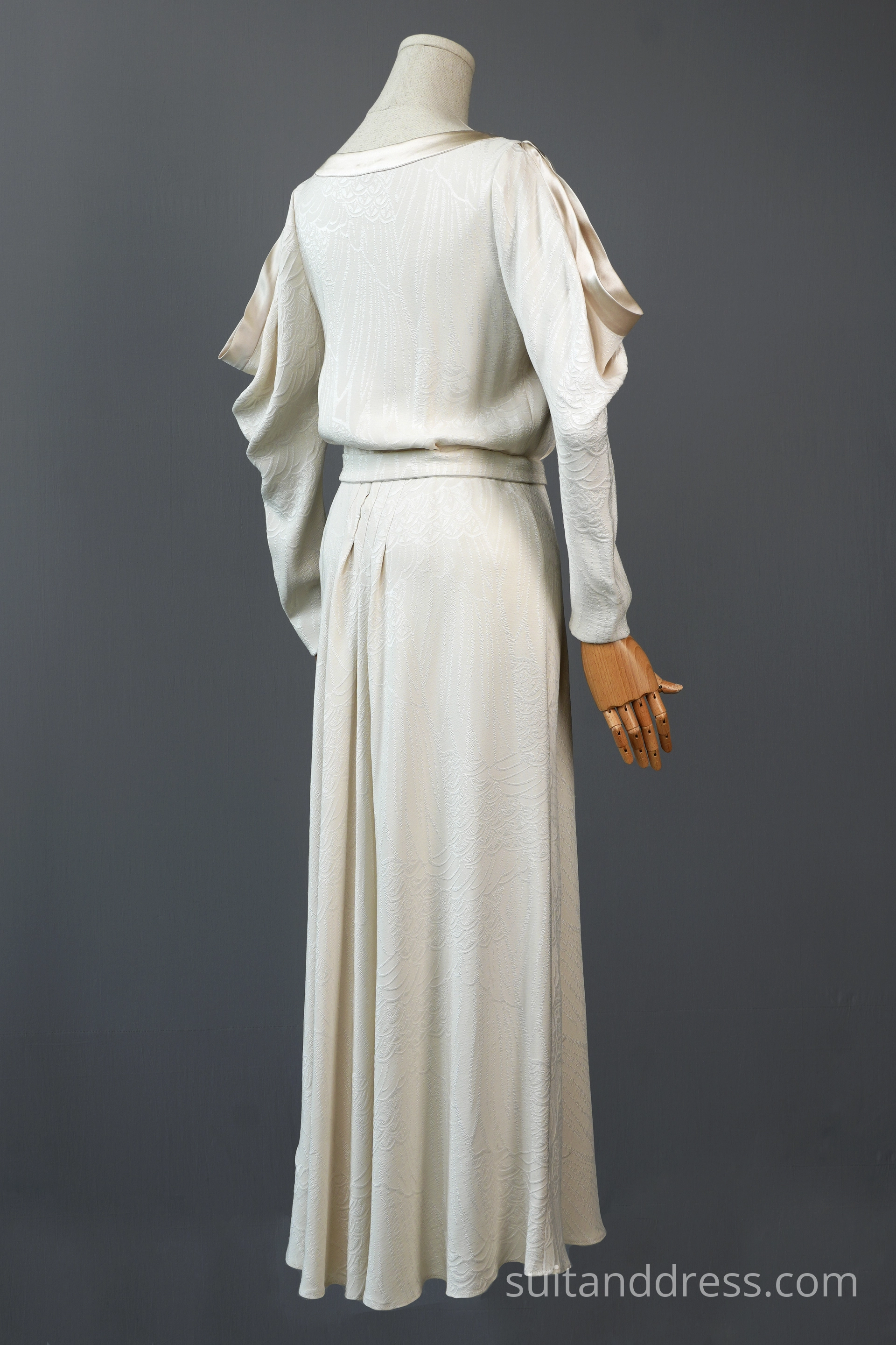 1930s style silk evening dress vintage costume rental for films in Riga Latvia