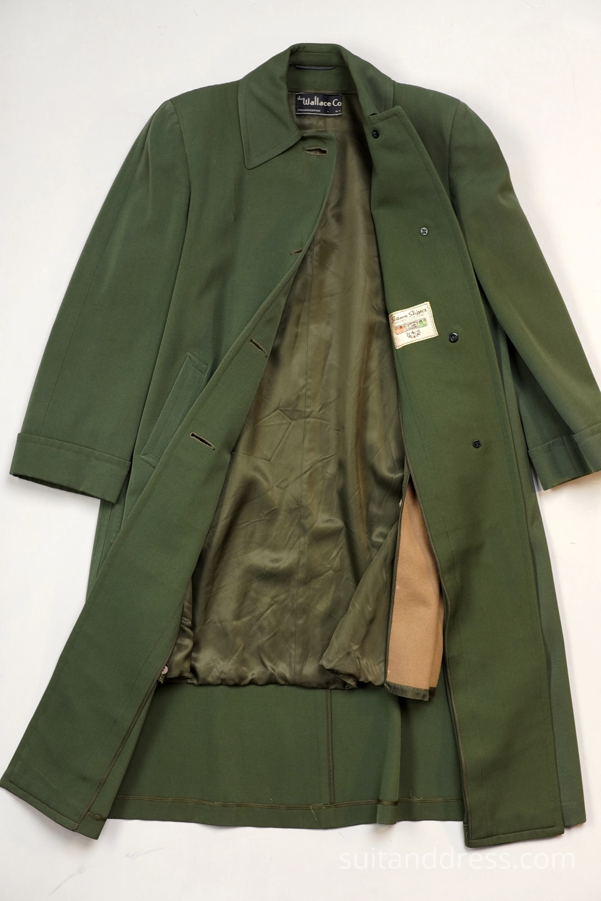 1940. gadu gabardīna mētelis noma