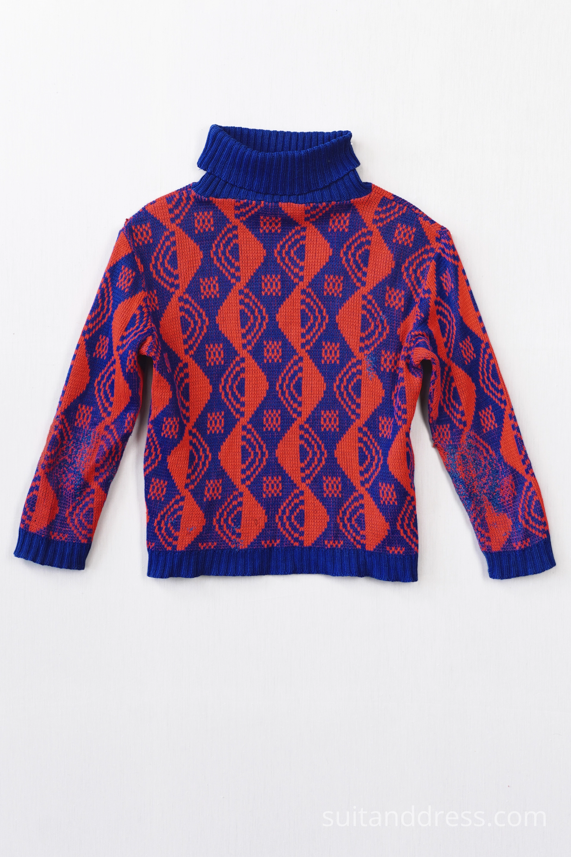 1980s kids acrilic ski jumper back soviet chidres fashion vintage costume warderobe rental for films and TV in Riga Latvia