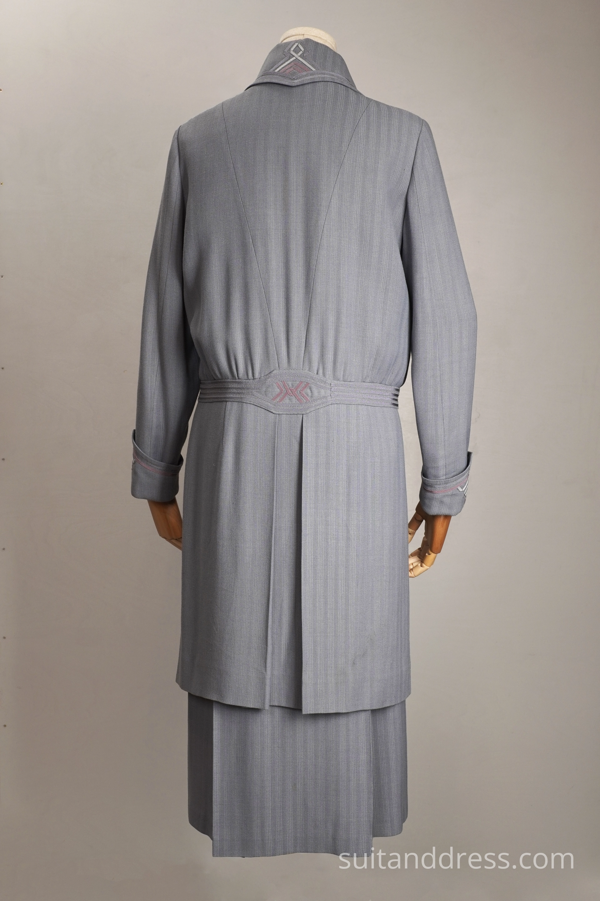 1920s ArtDeco style ladies suit ribbon trim replica