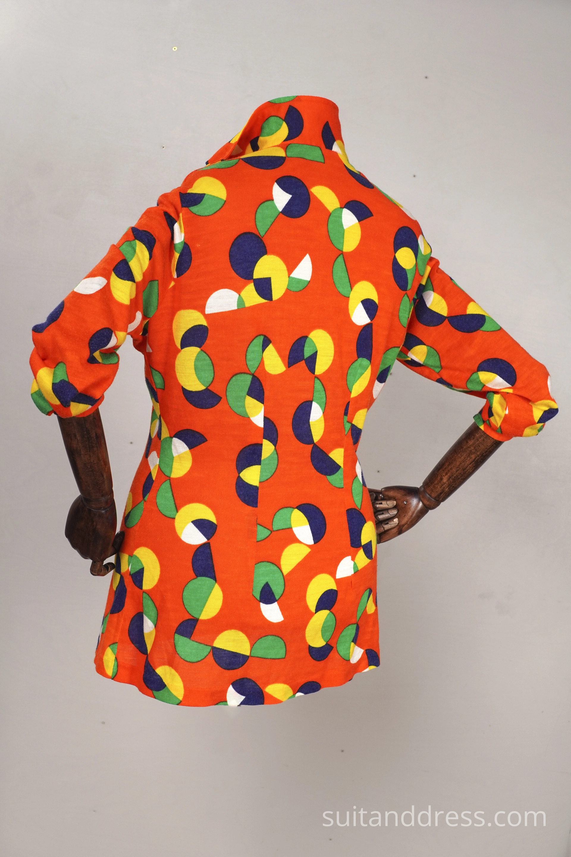 70s disco popart blouse shirt for rent