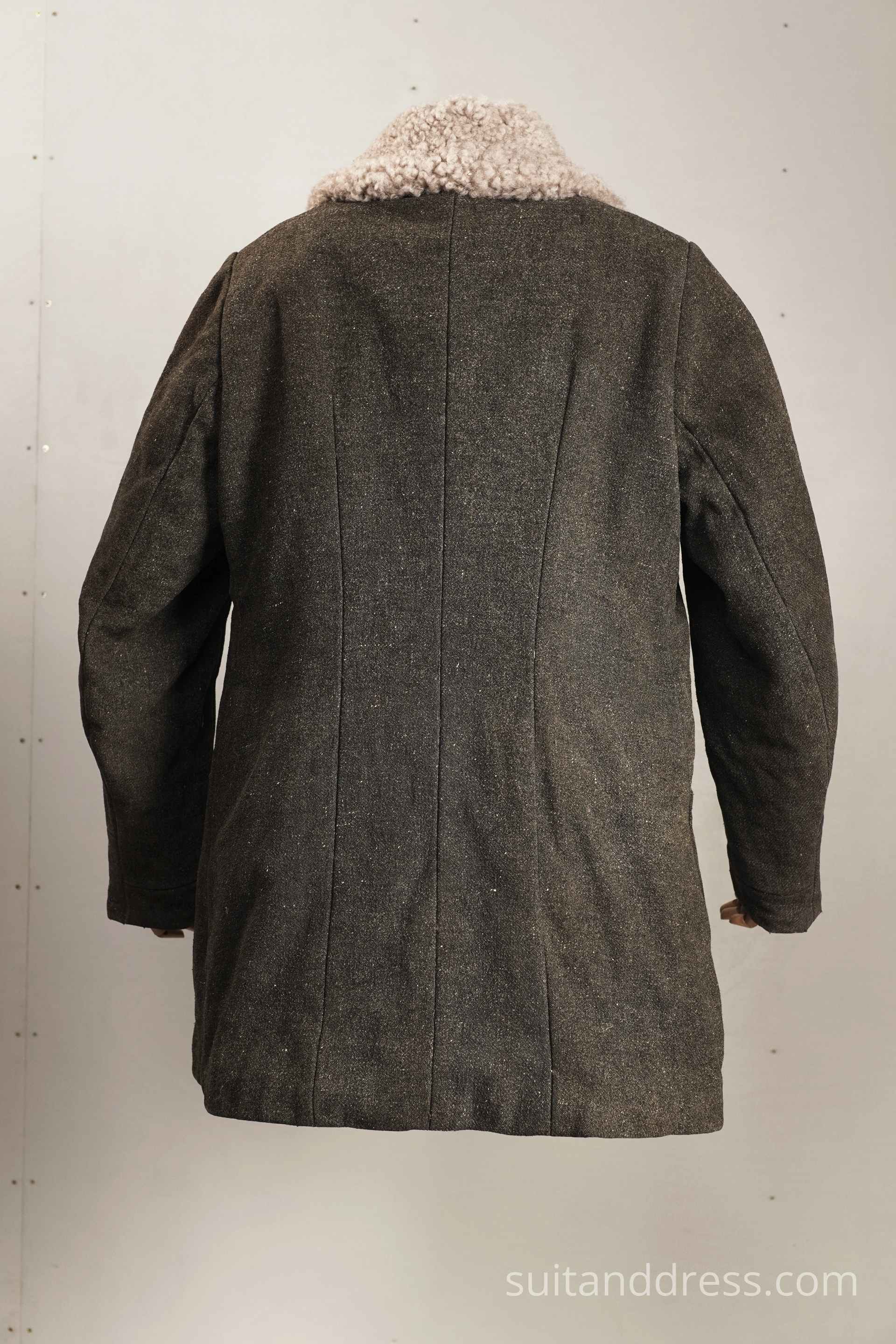 1900 womans coat rustic sheepskin